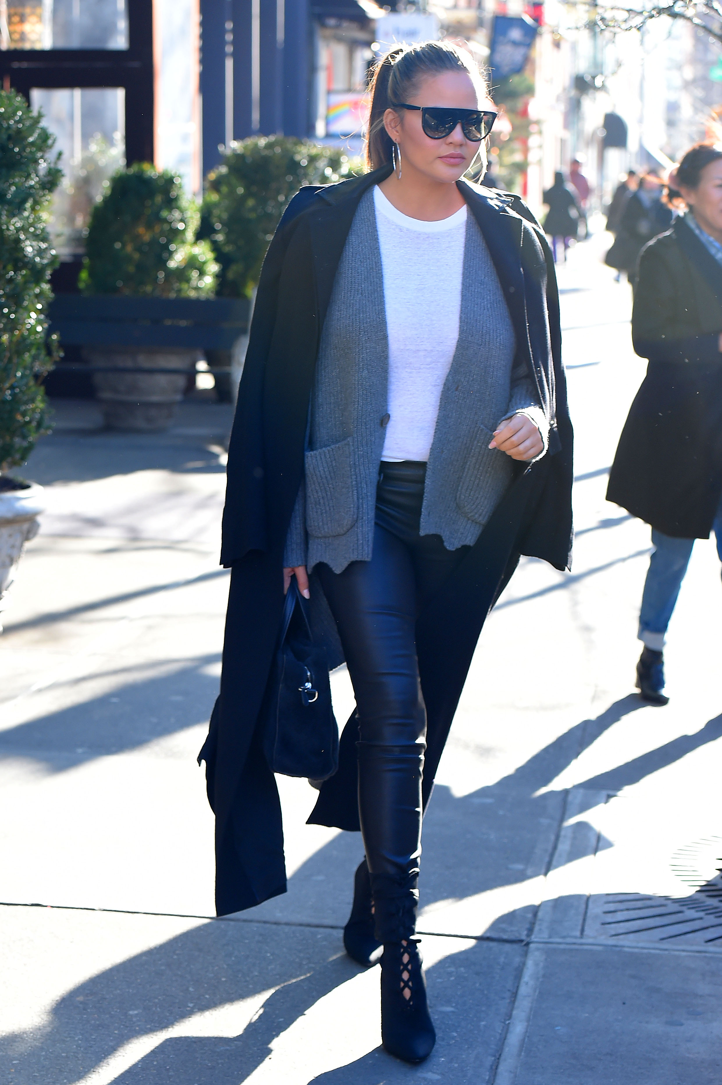 Chrissy Teigen out in NYC