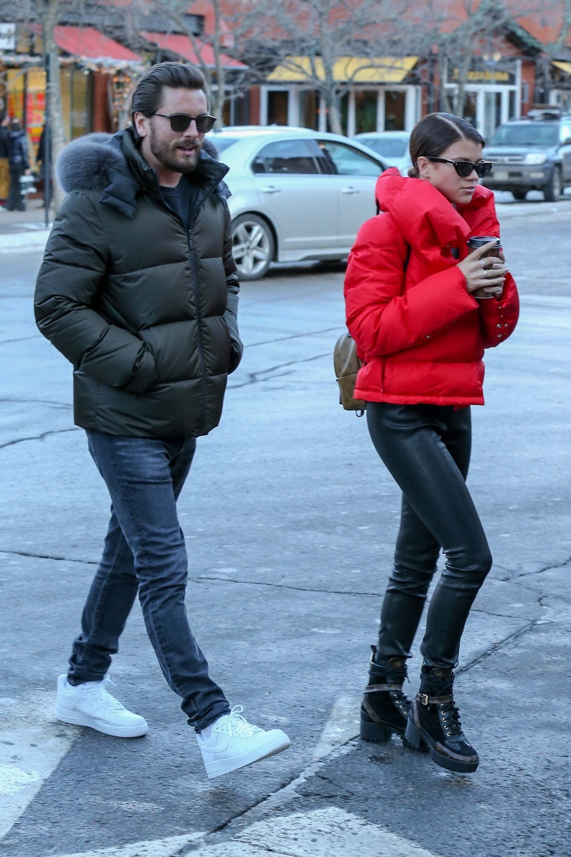 Sofia Richie out in Aspen