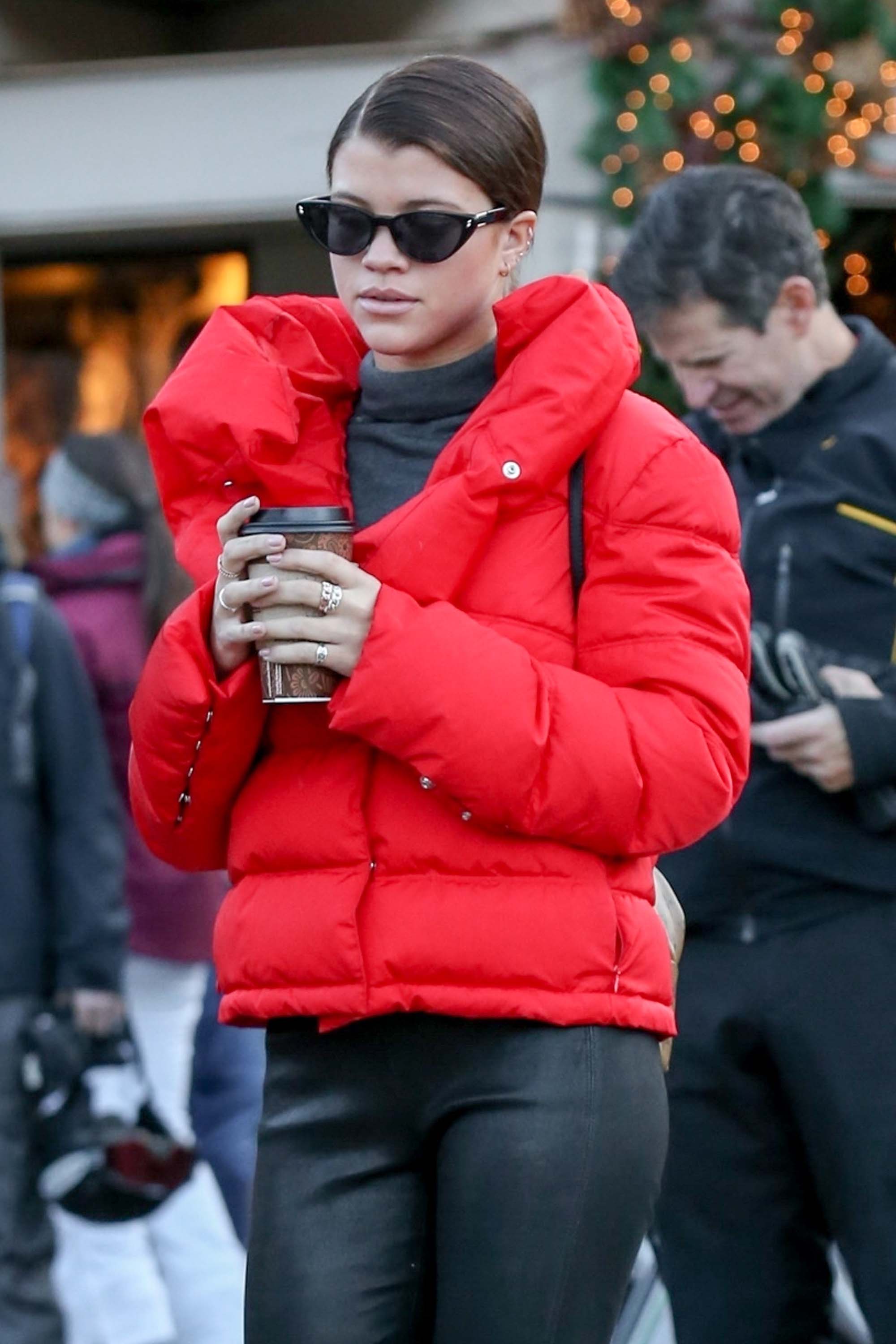 Sofia Richie out in Aspen