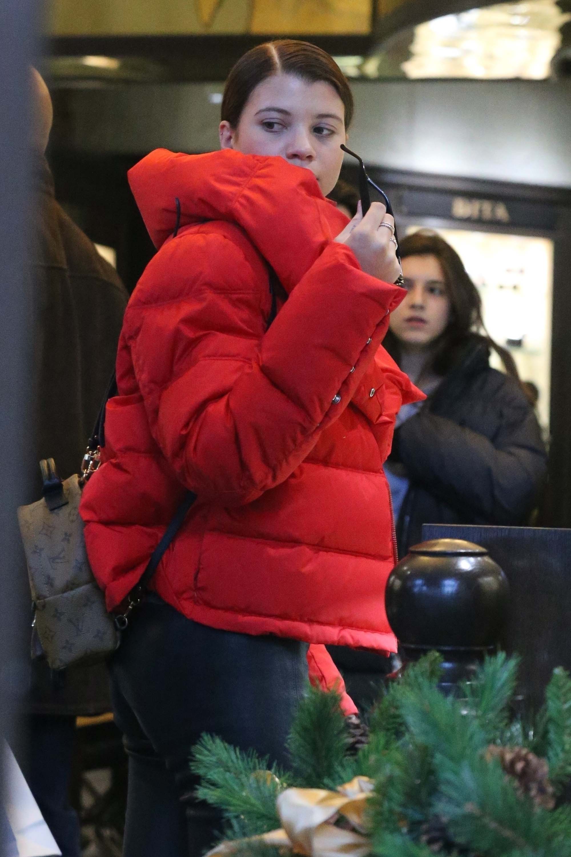 Sofia Richie out in Aspen