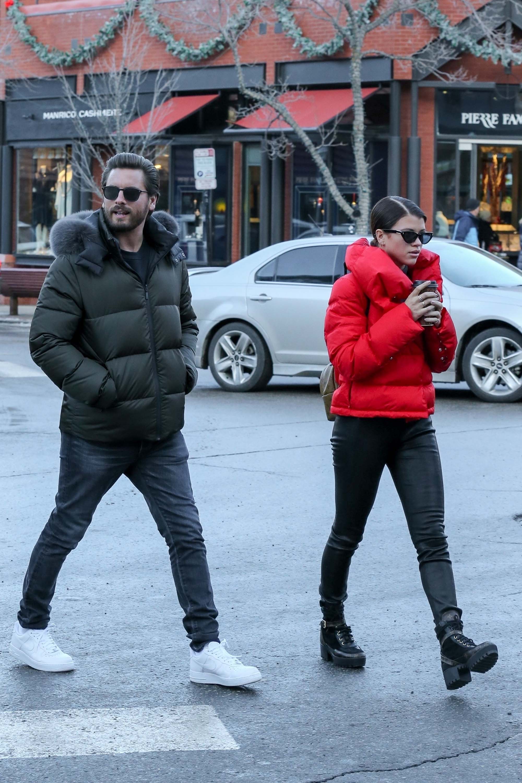 Sofia Richie out in Aspen