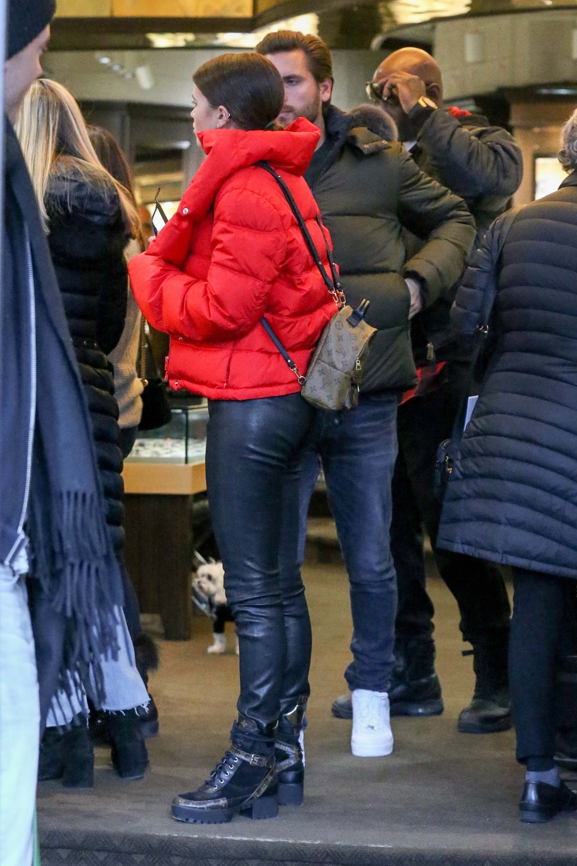 Sofia Richie out in Aspen