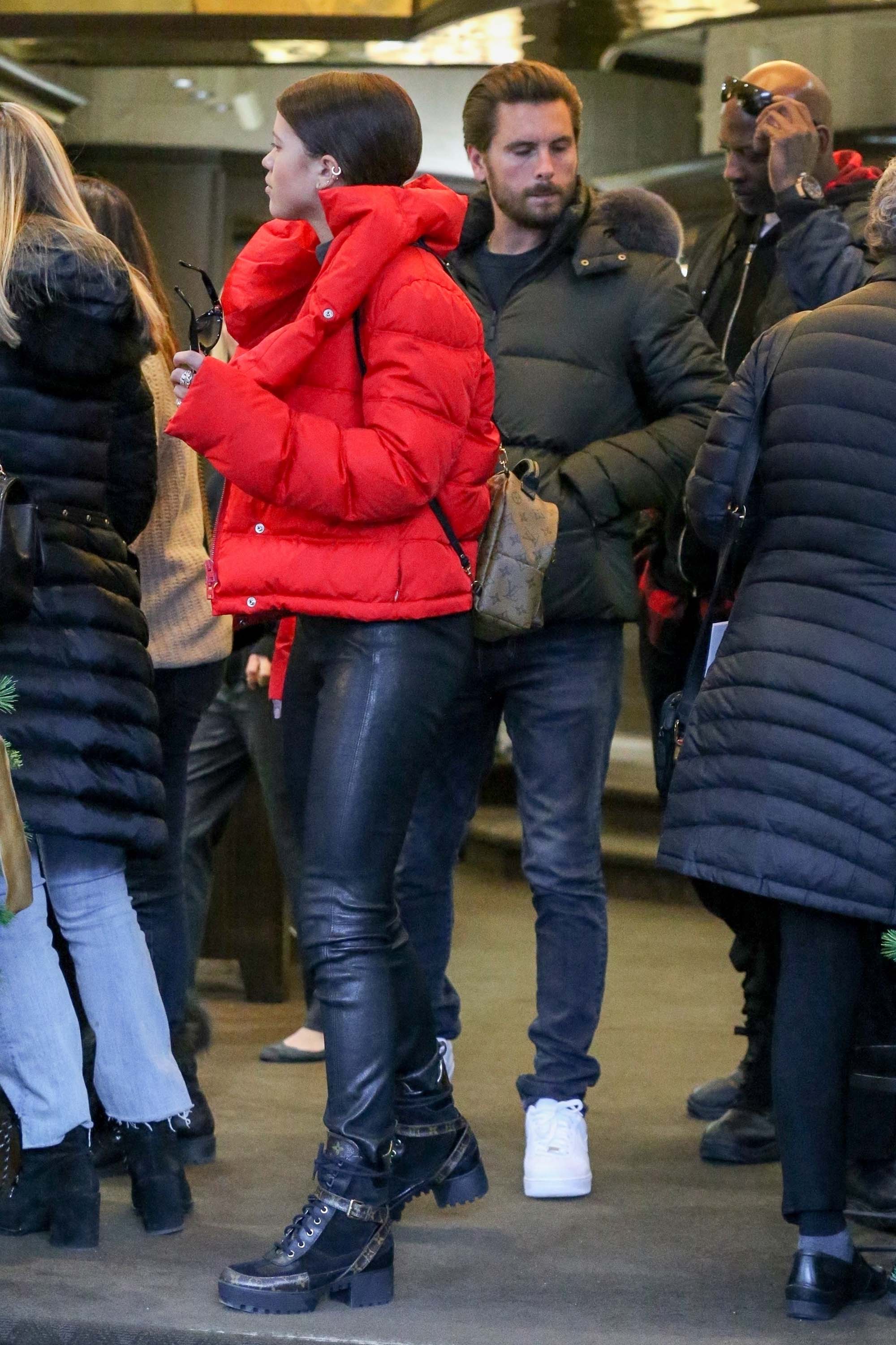 Sofia Richie out in Aspen