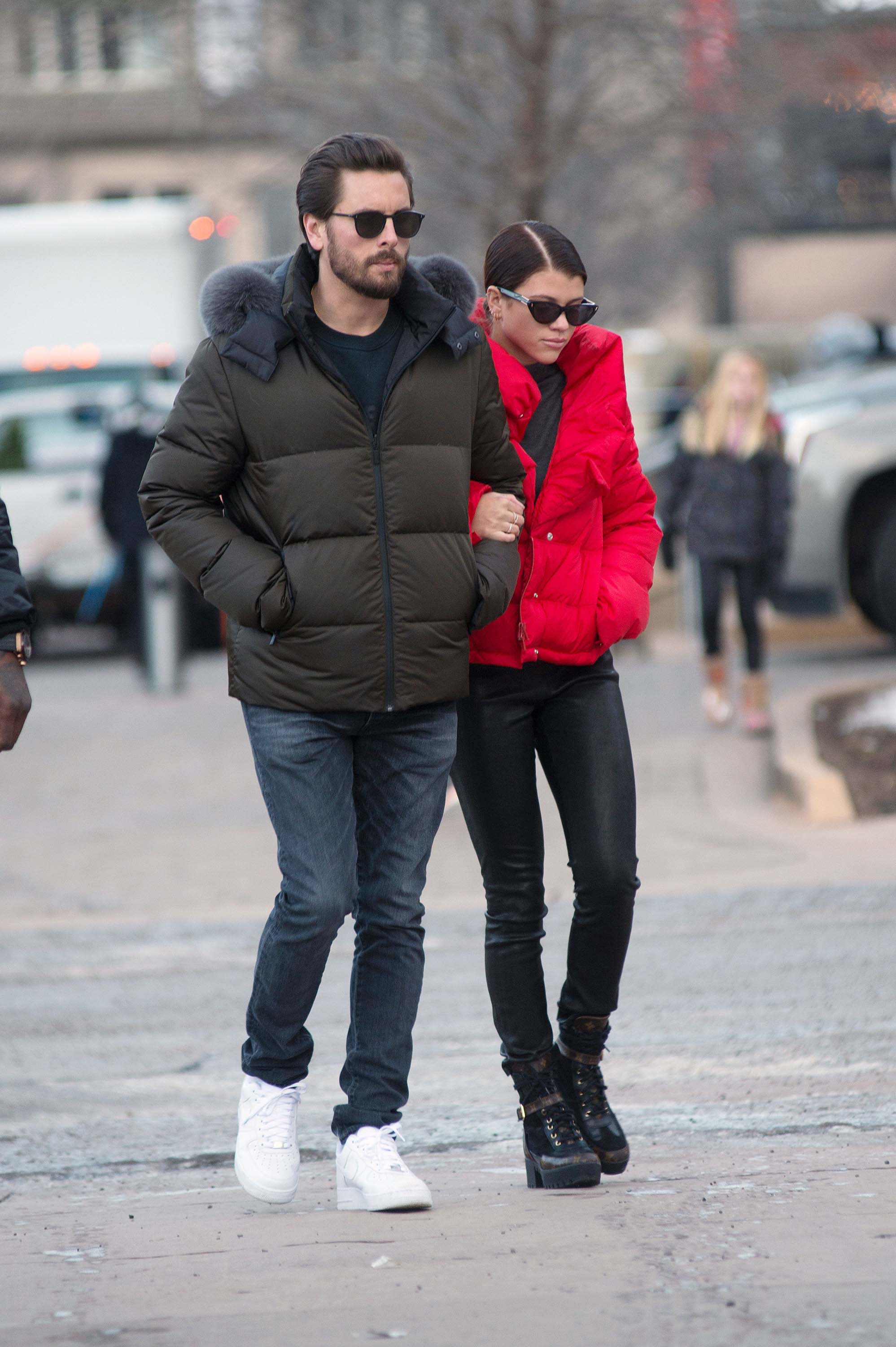 Sofia Richie out in Aspen