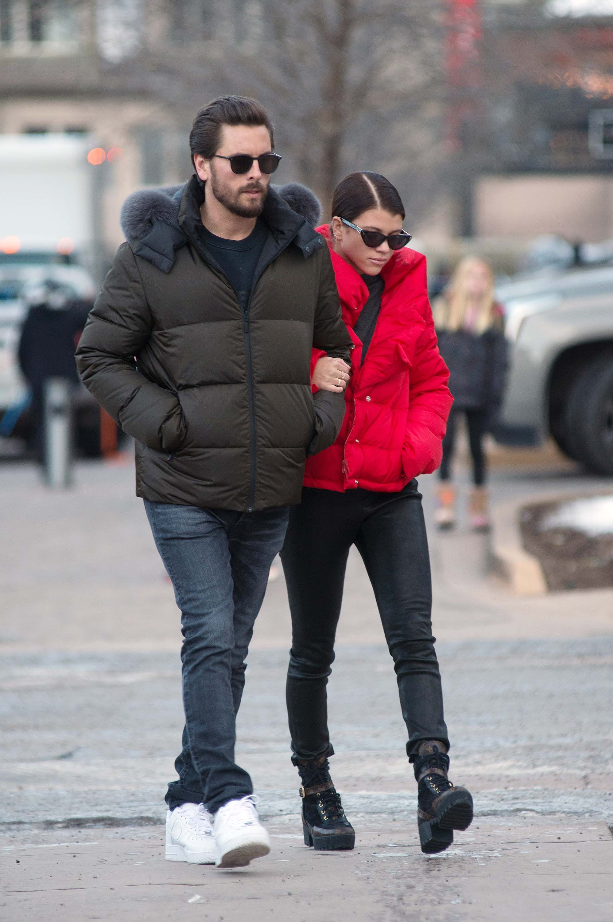 Sofia Richie out in Aspen