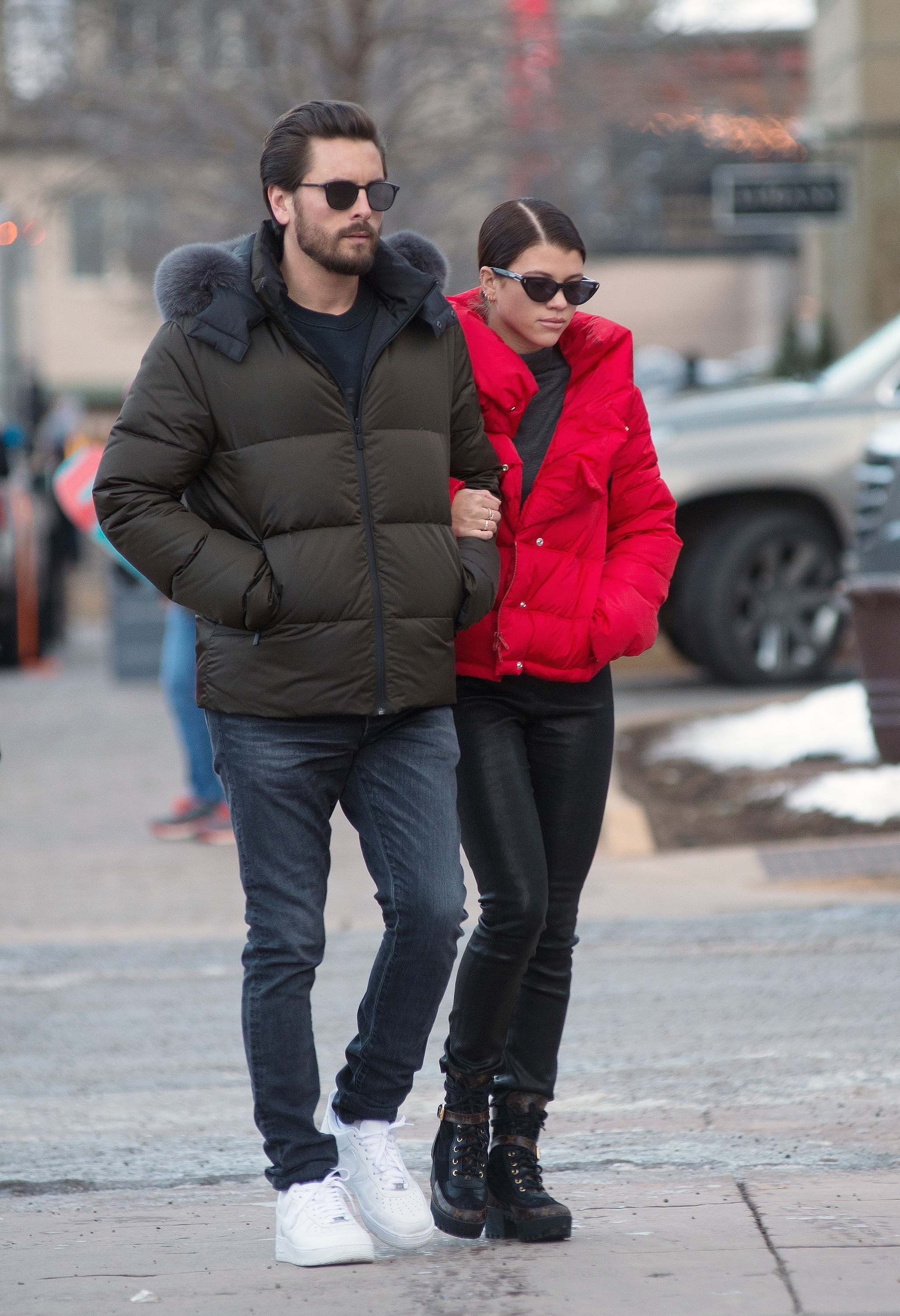 Sofia Richie out in Aspen