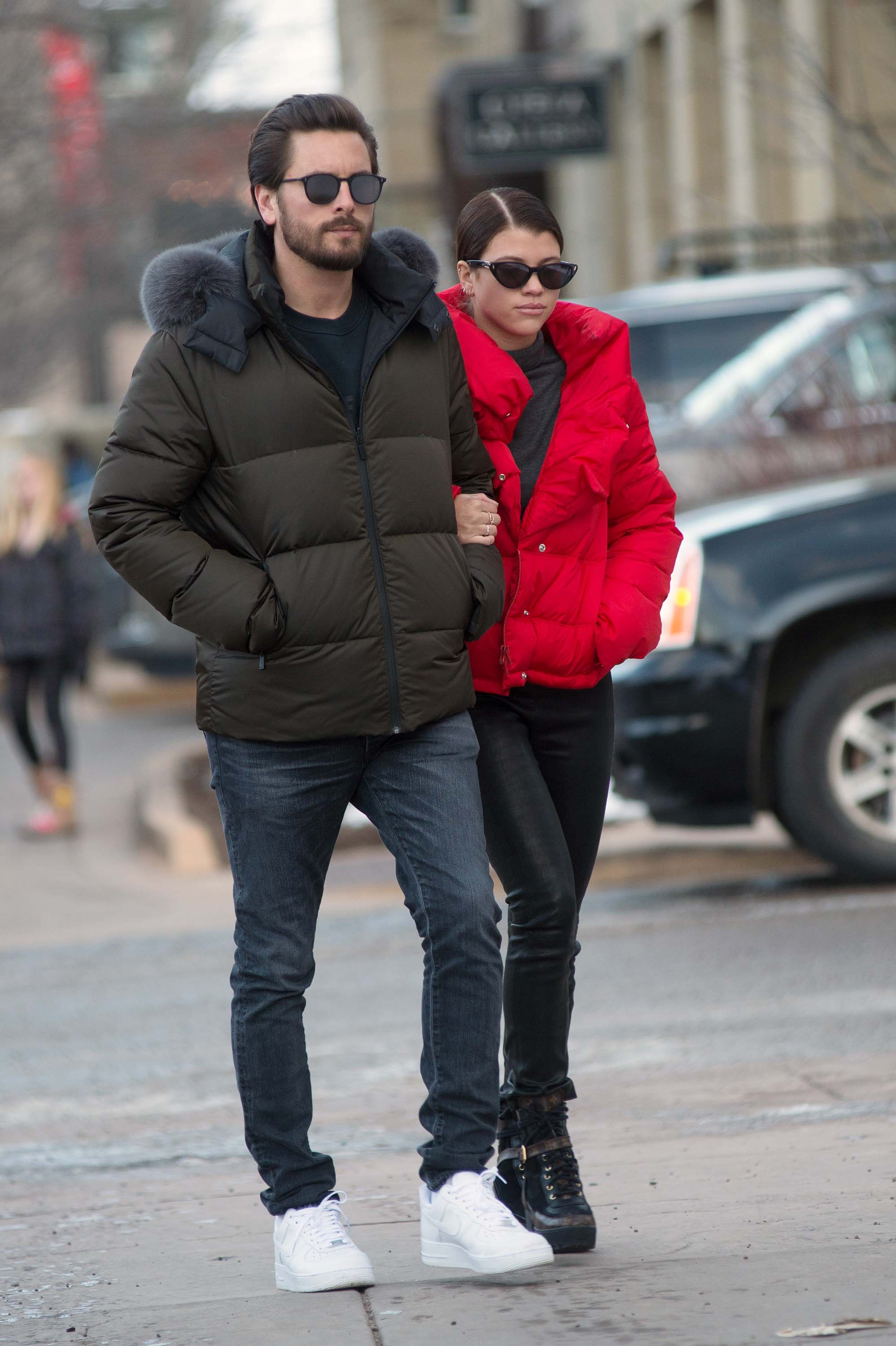 Sofia Richie out in Aspen