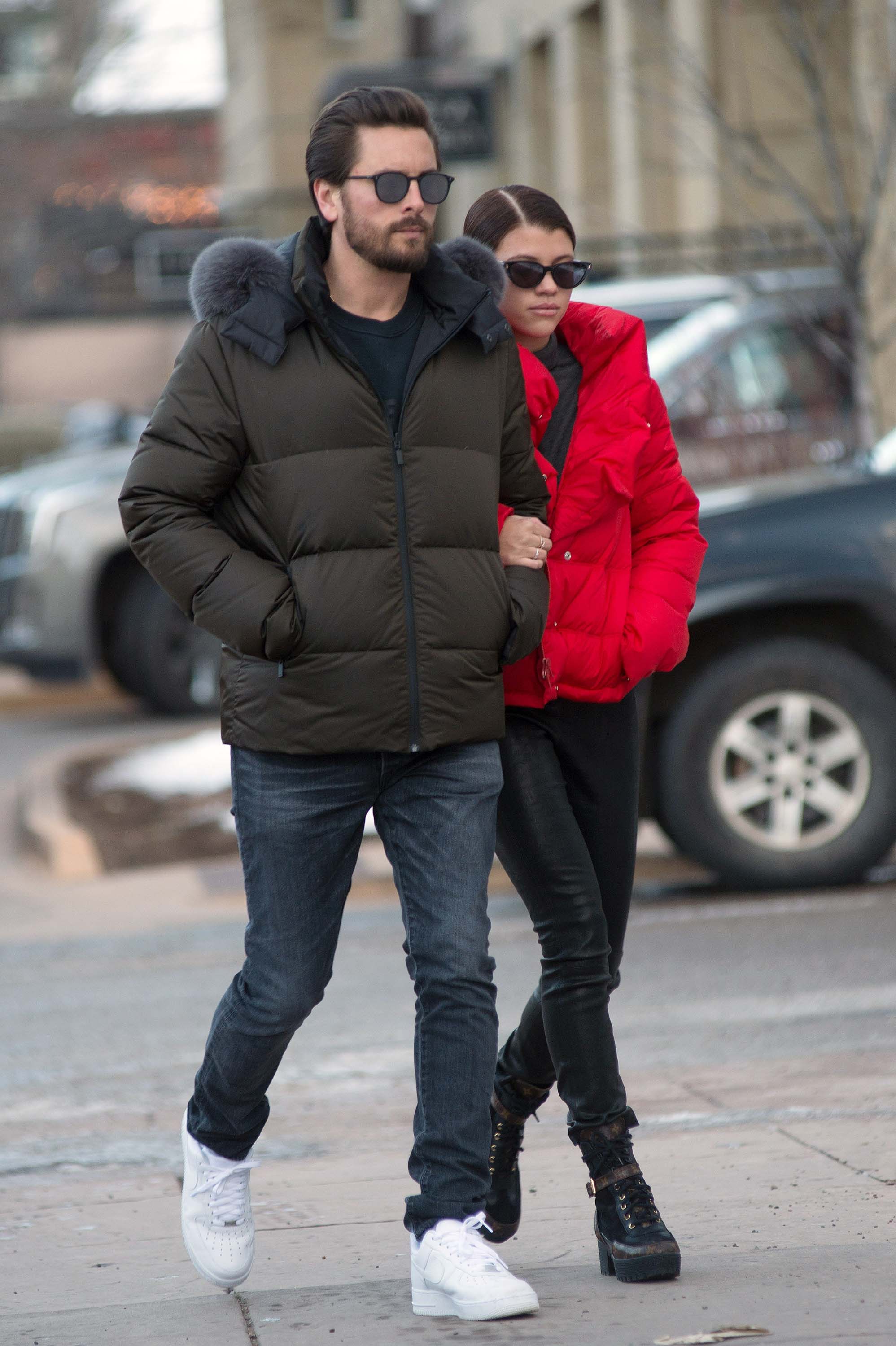 Sofia Richie out in Aspen