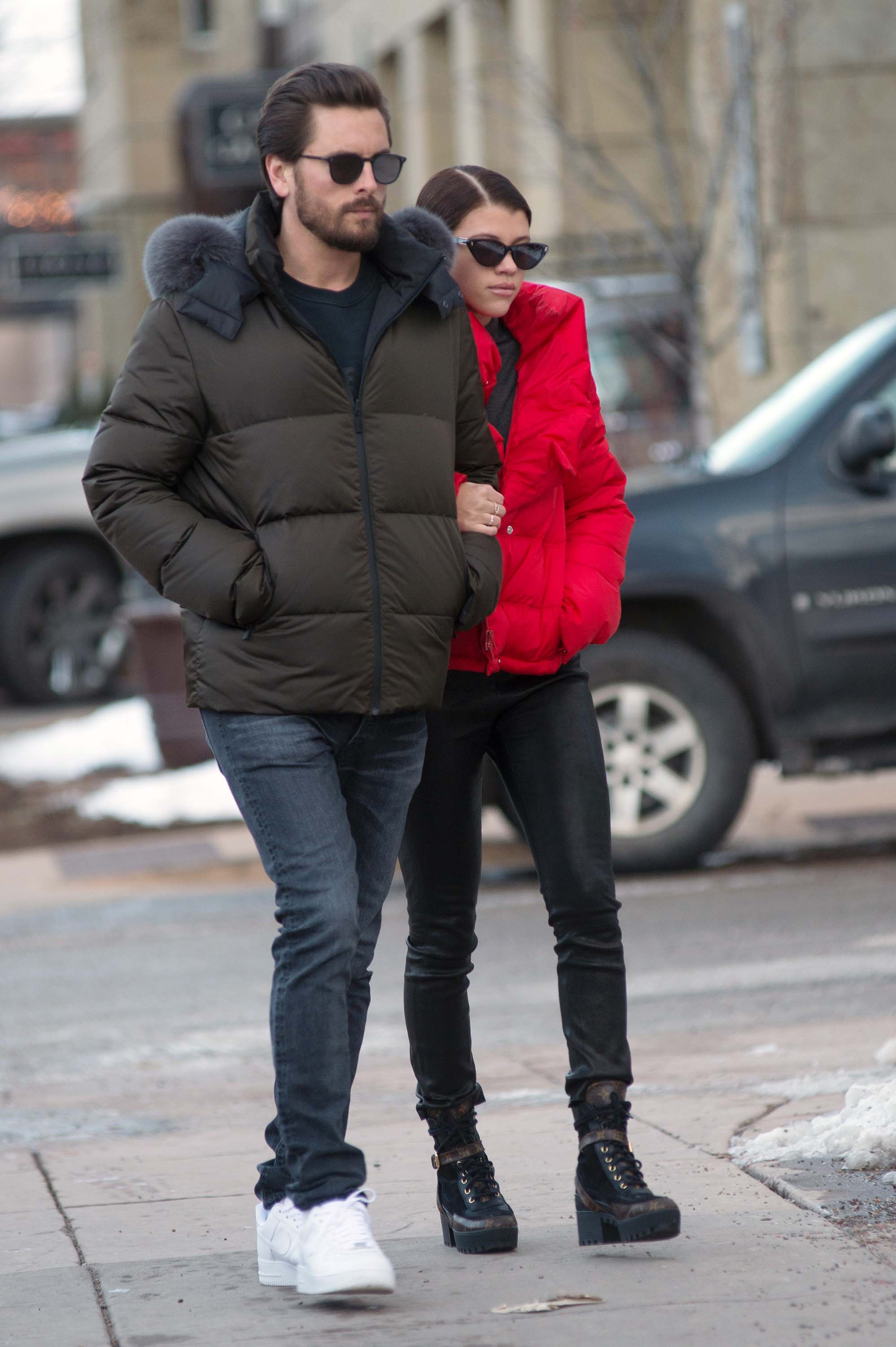 Sofia Richie out in Aspen