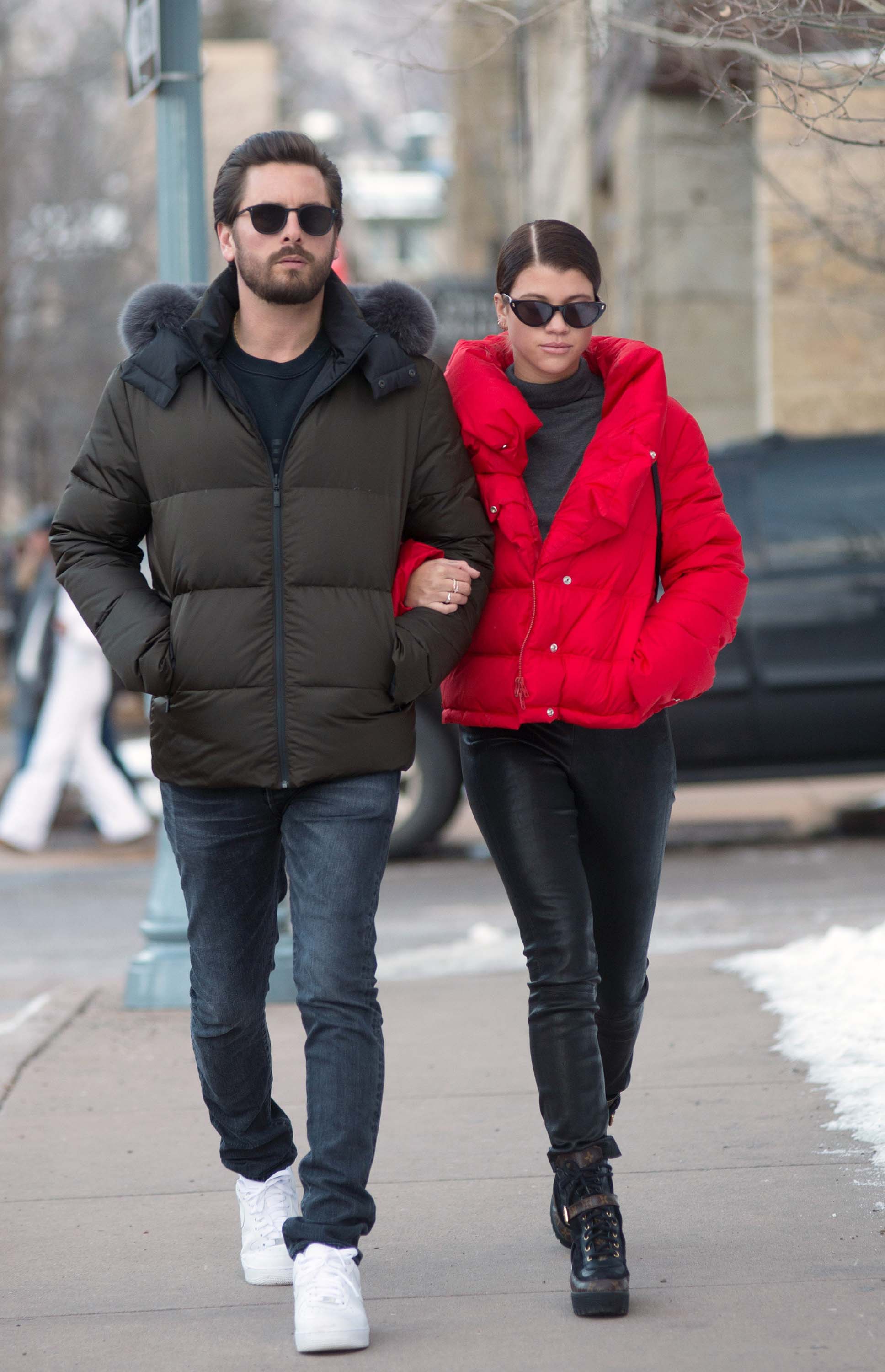 Sofia Richie out in Aspen