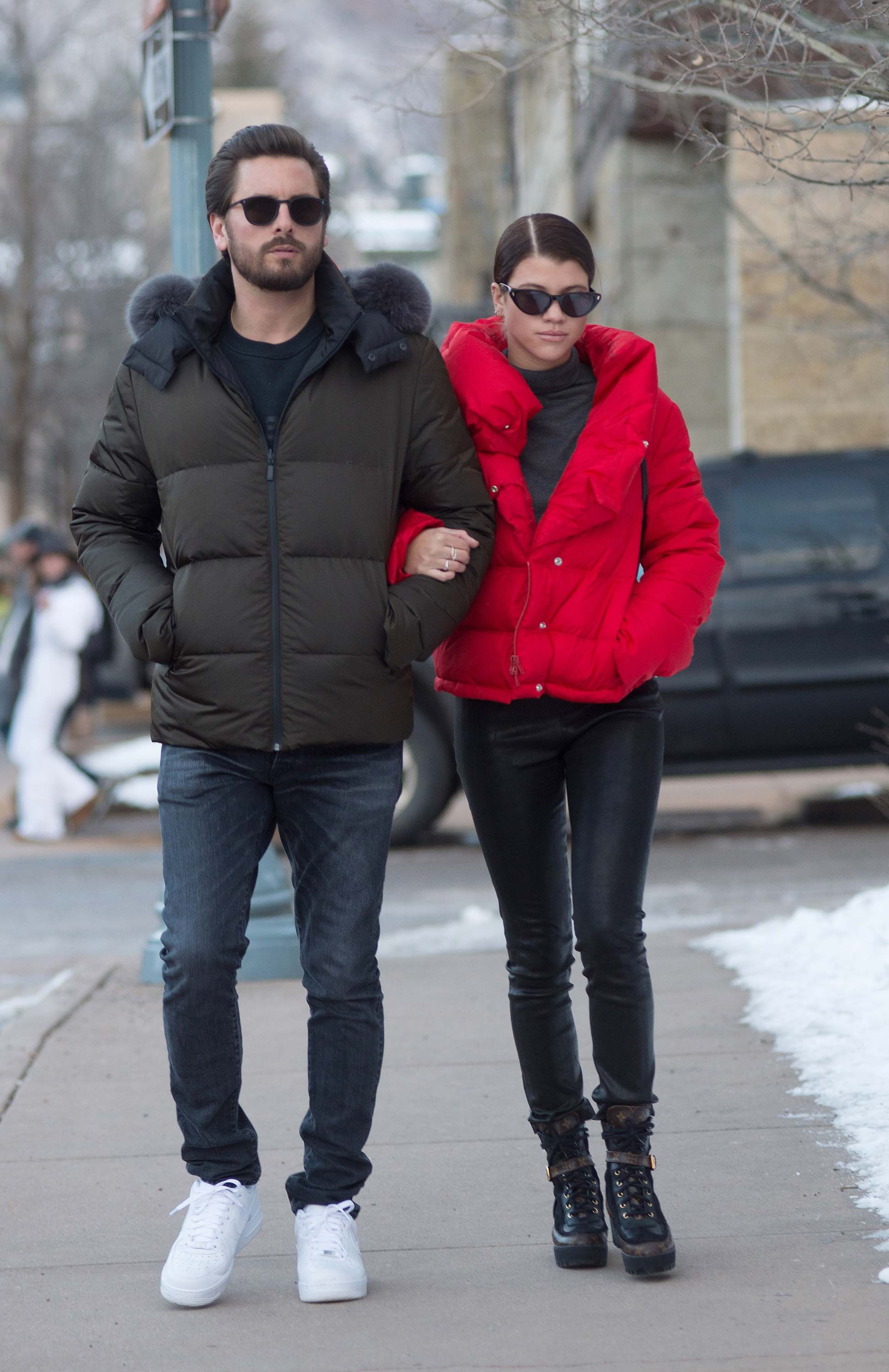 Sofia Richie out in Aspen