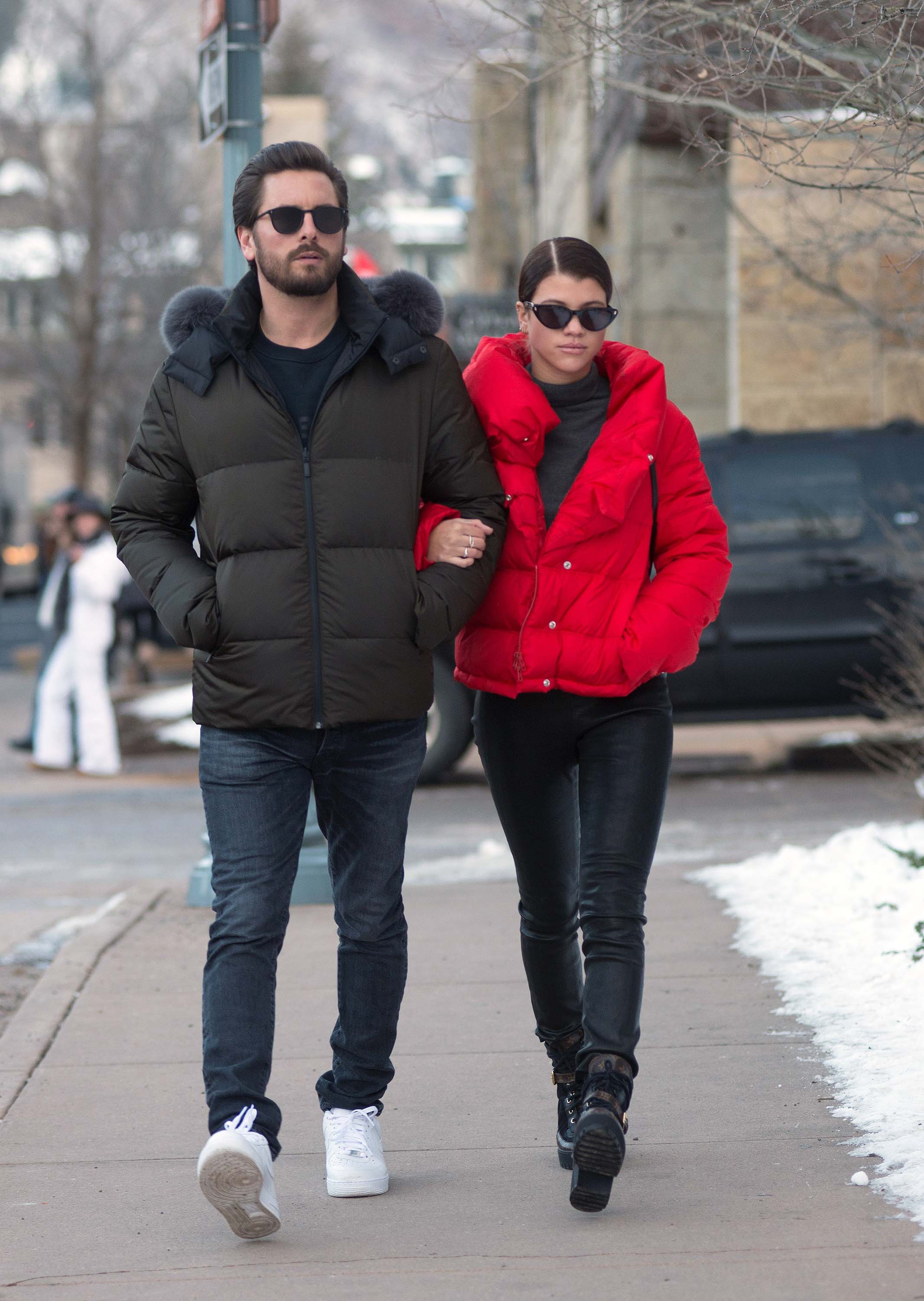 Sofia Richie out in Aspen