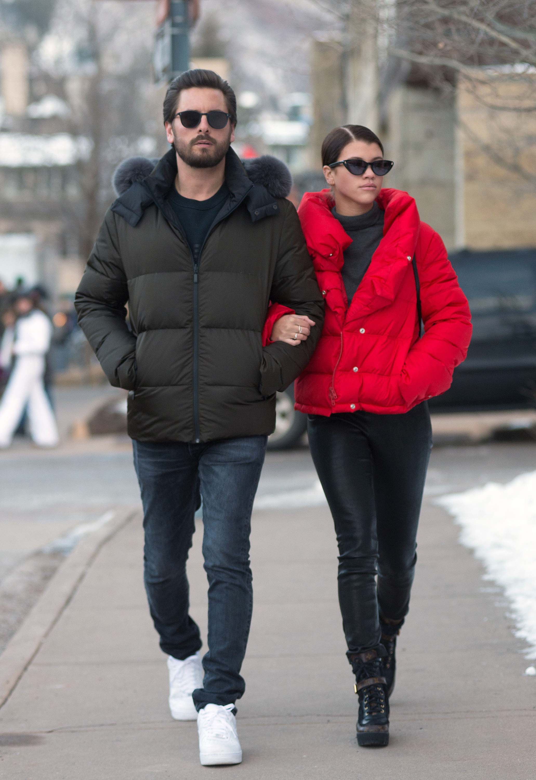 Sofia Richie out in Aspen