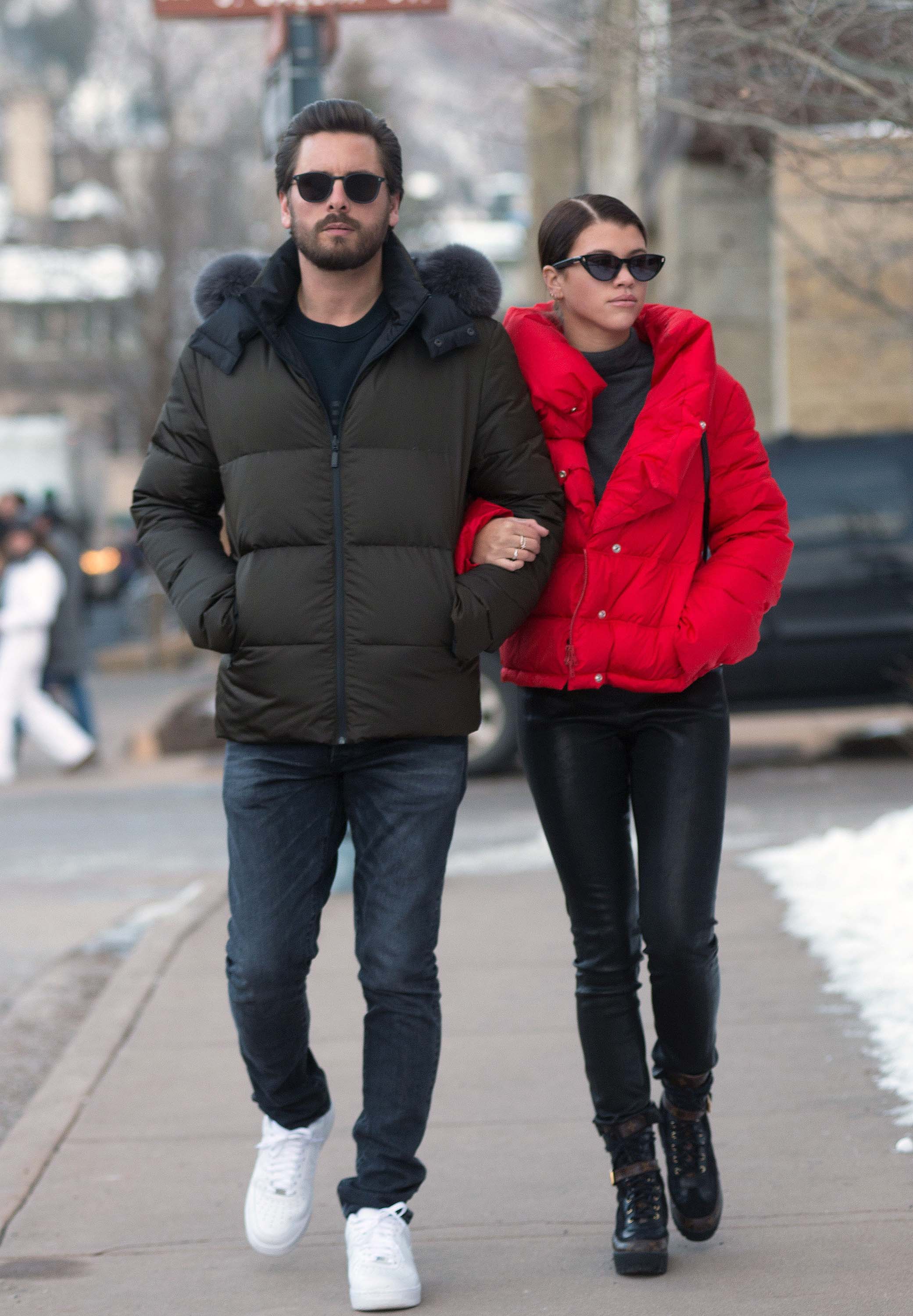 Sofia Richie out in Aspen