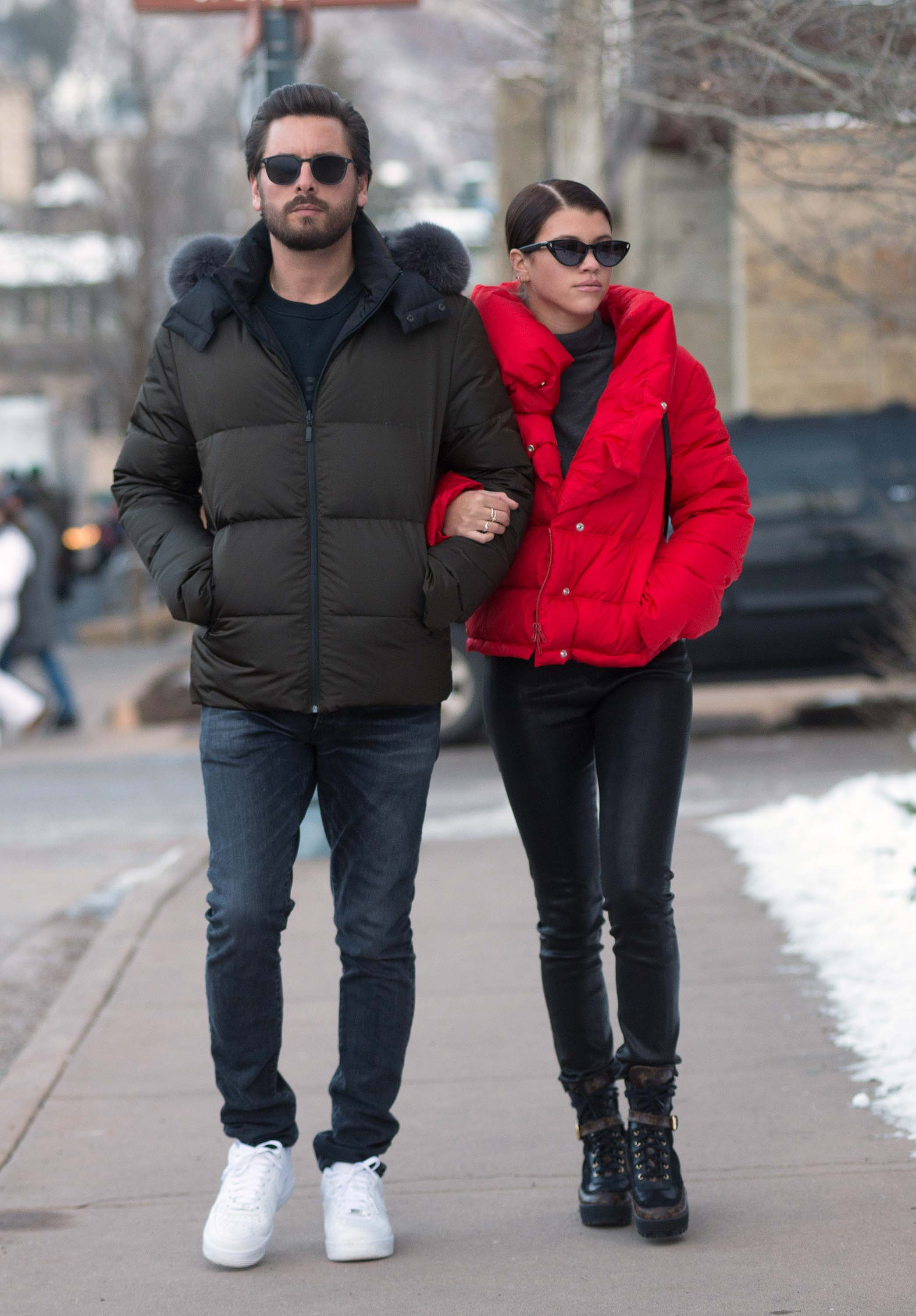 Sofia Richie out in Aspen