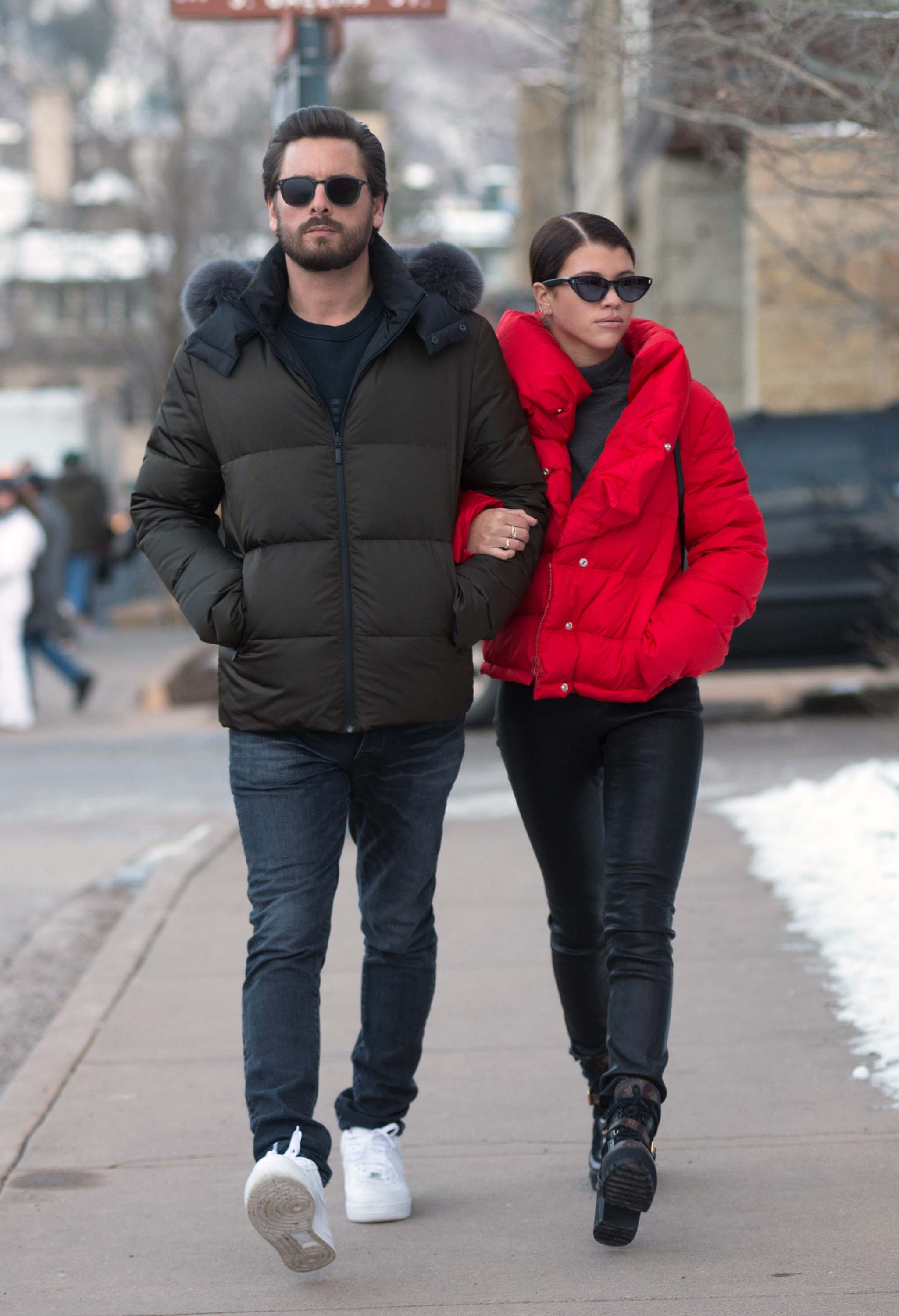 Sofia Richie out in Aspen