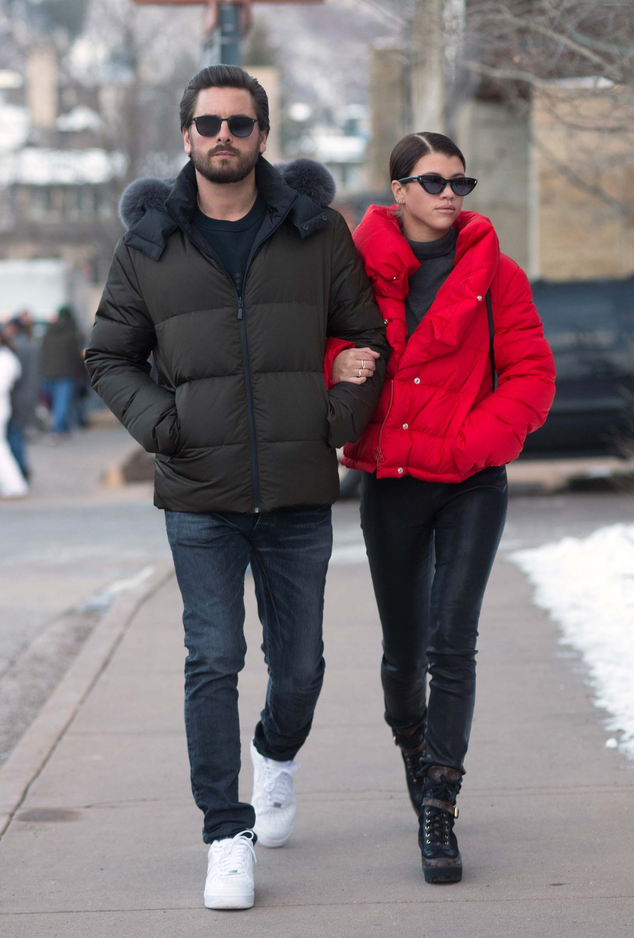 Sofia Richie out in Aspen