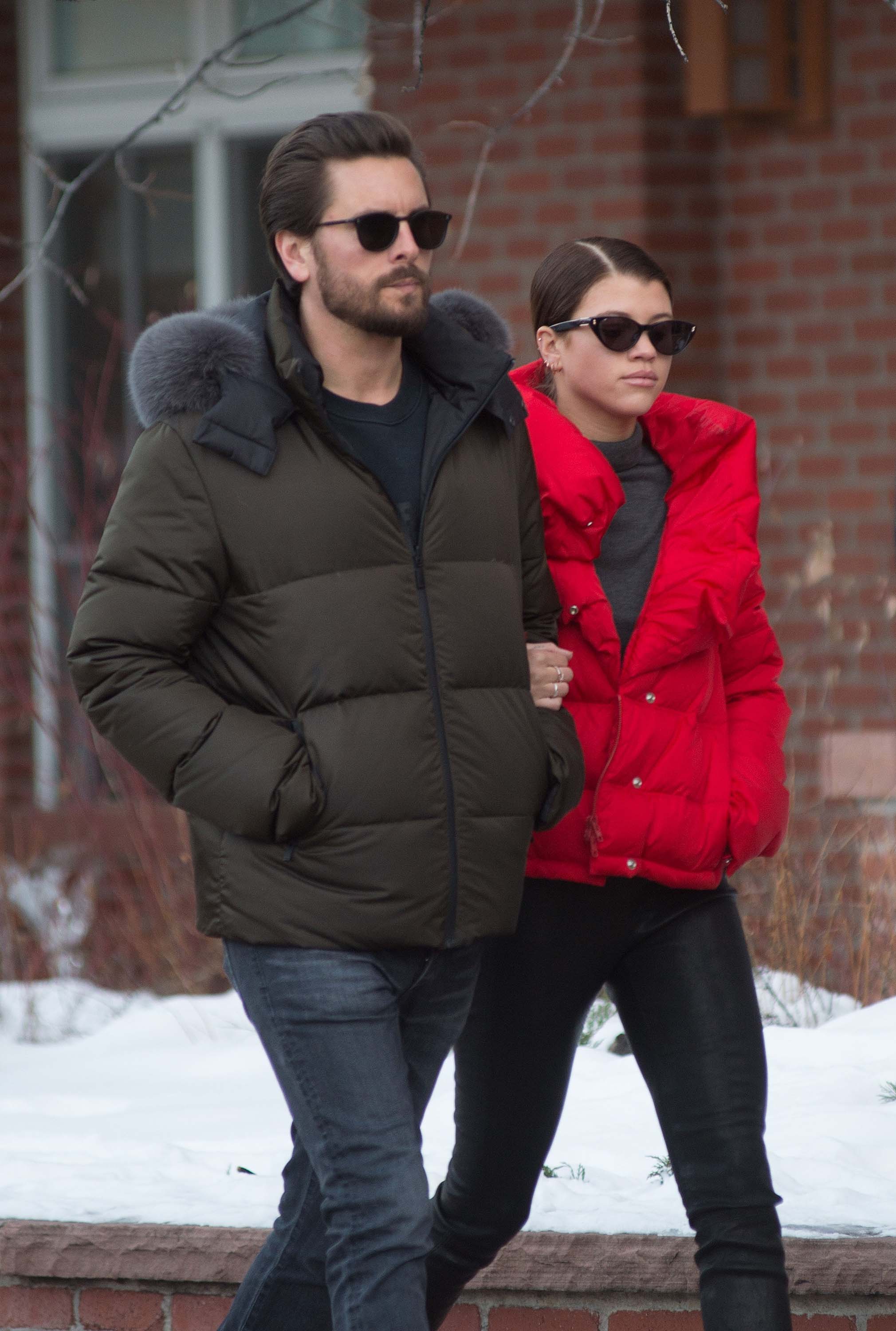 Sofia Richie out in Aspen