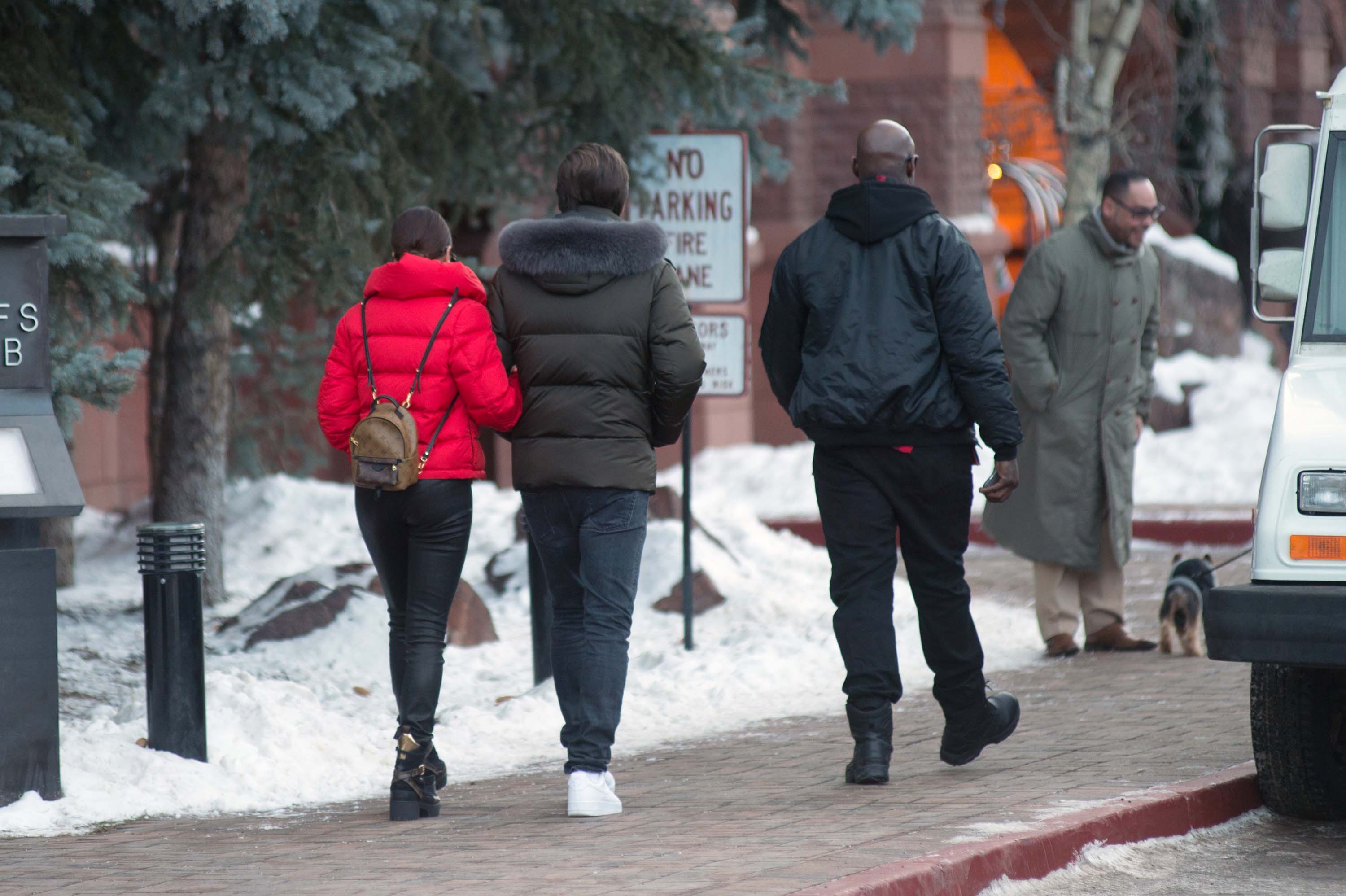 Sofia Richie out in Aspen