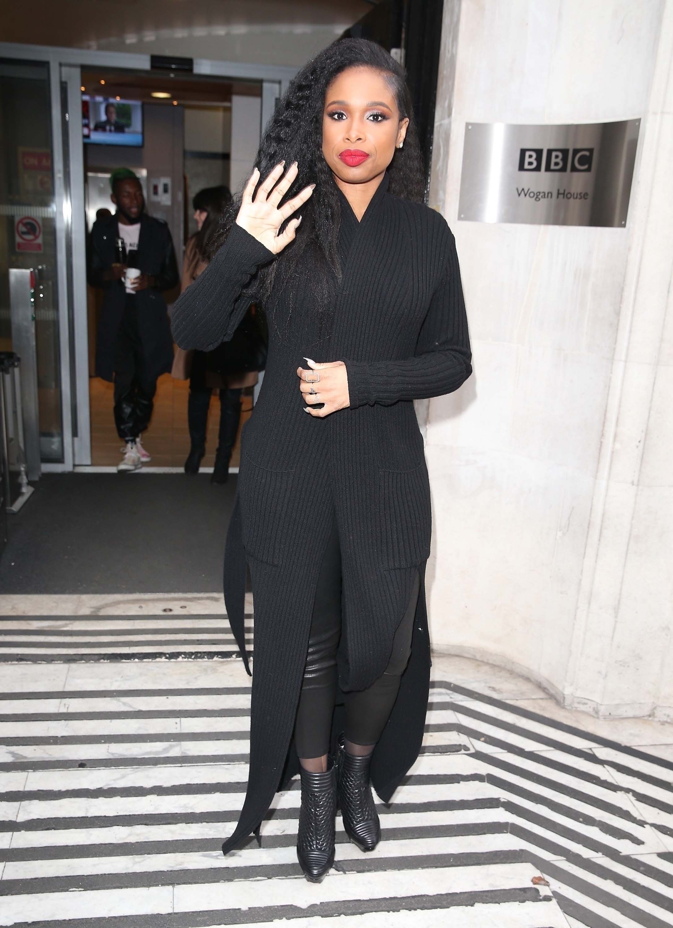 Jennifer Hudson at BBC Radio appearance