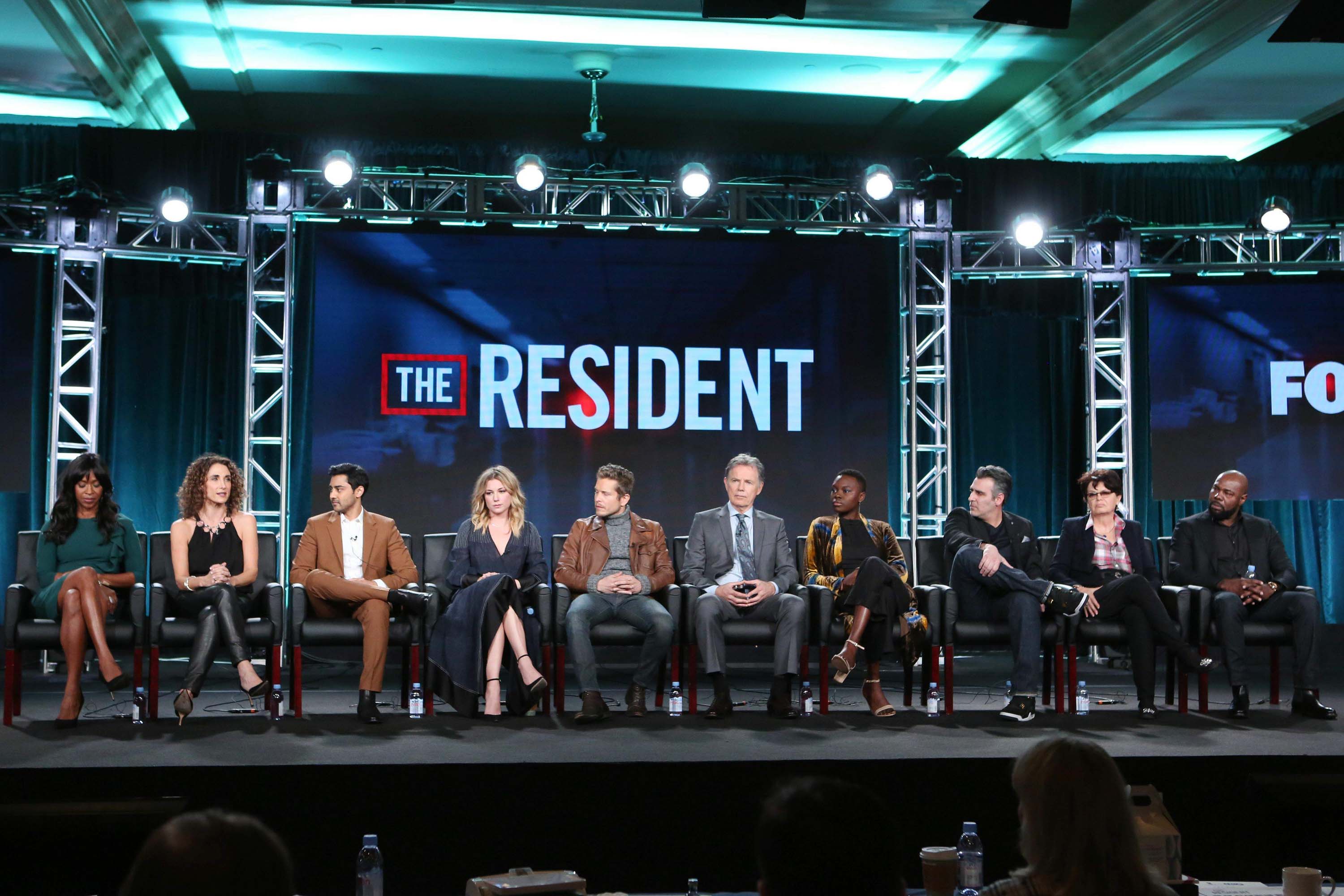 Melina Kanakaredes attends FOX The Resident TV show panel