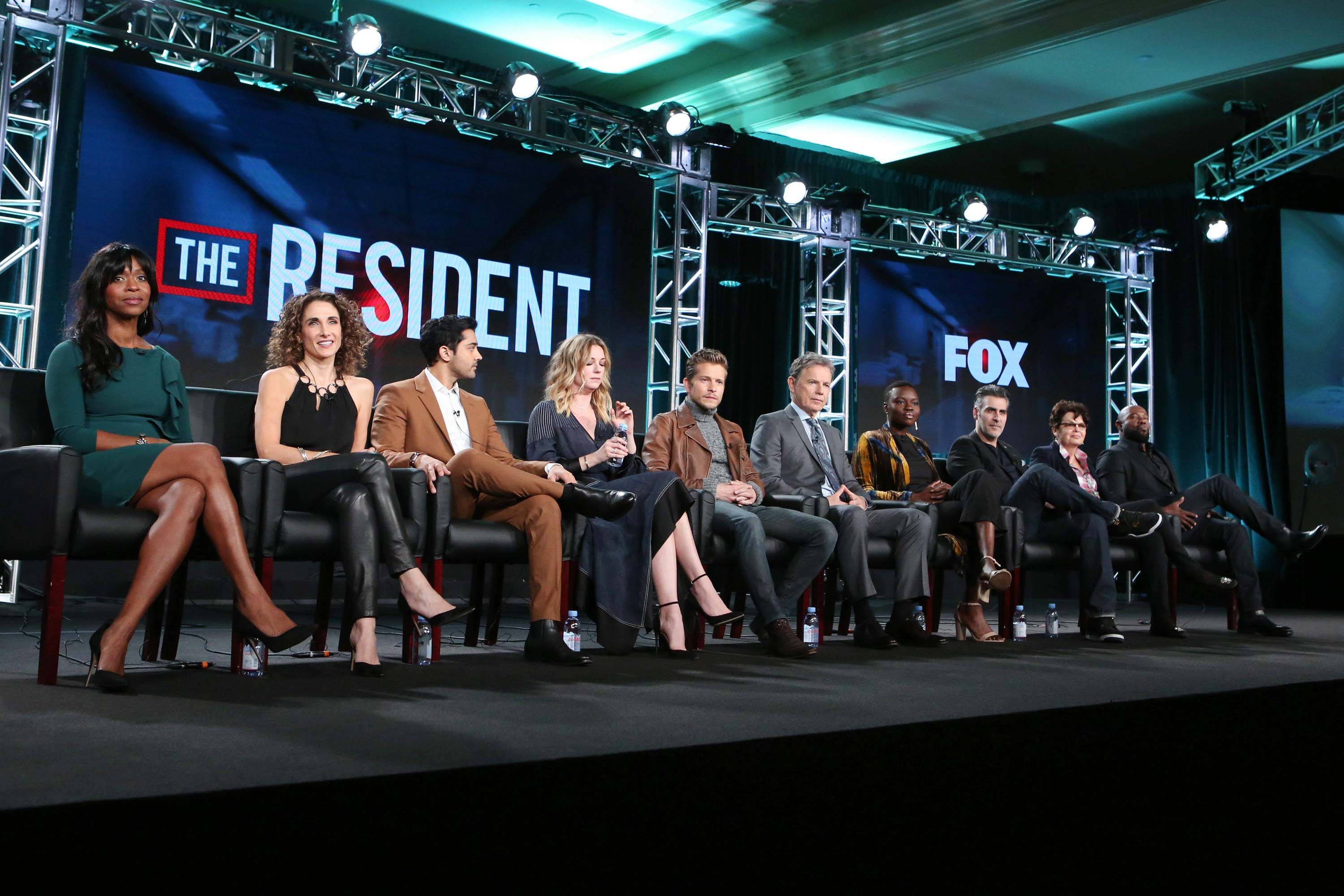 Melina Kanakaredes attends FOX The Resident TV show panel