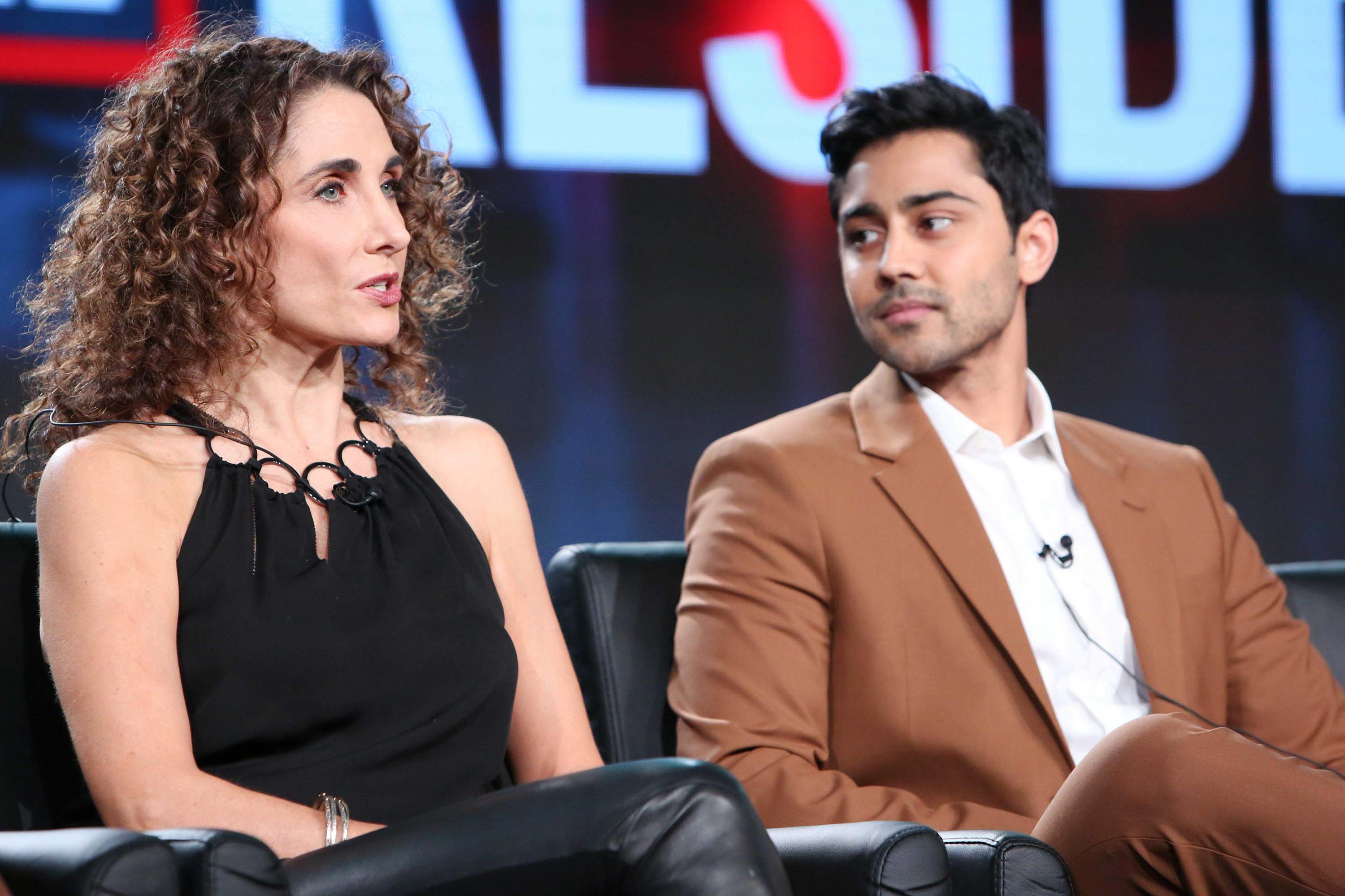 Melina Kanakaredes attends FOX The Resident TV show panel