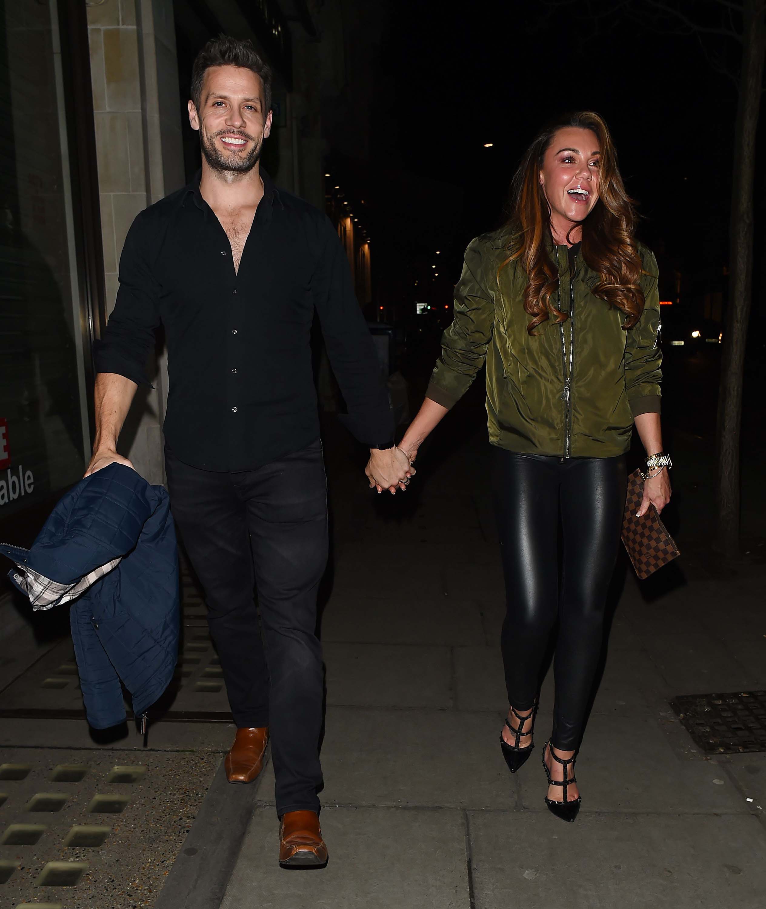 Michelle Heaton night out London