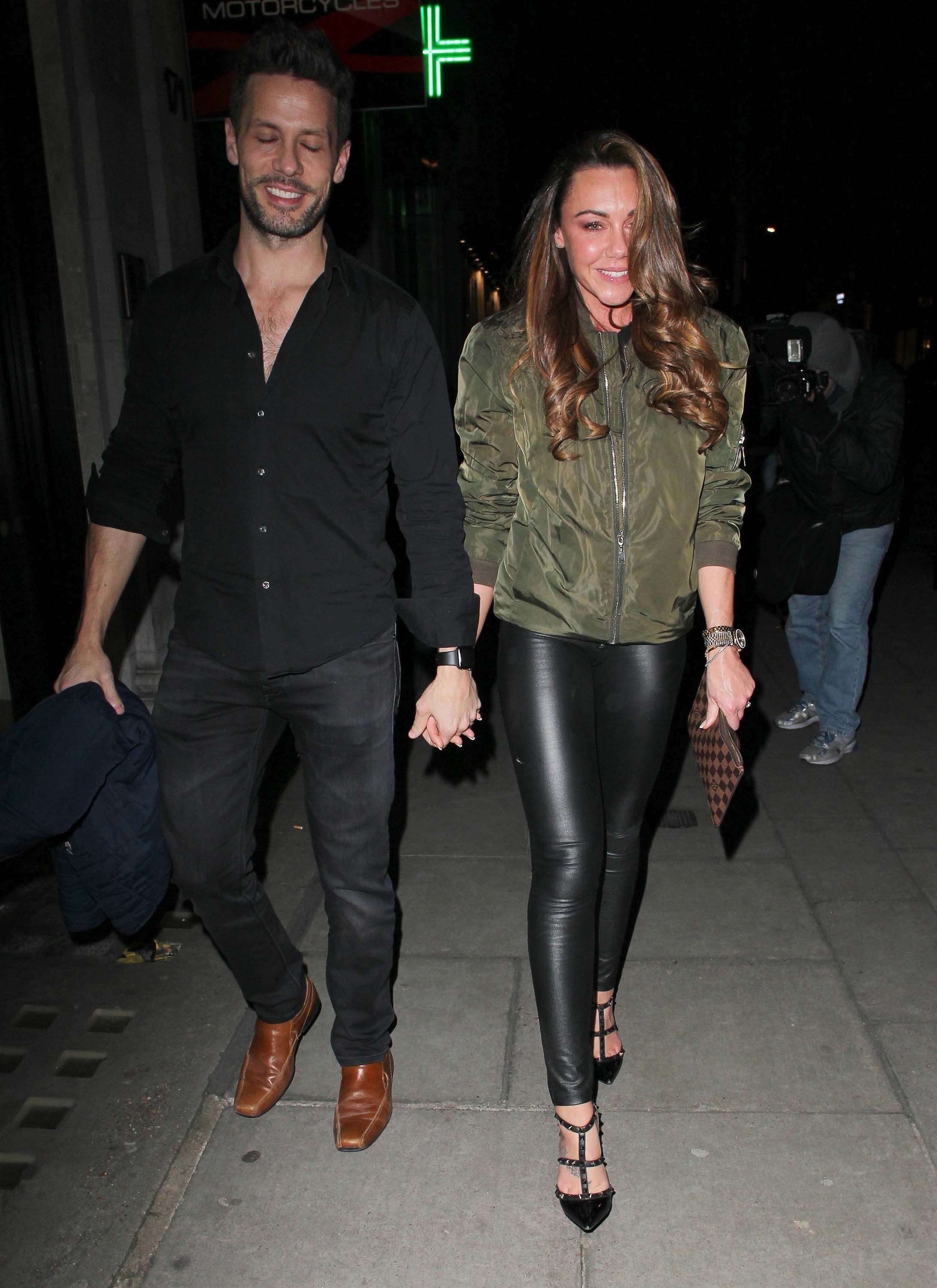 Michelle Heaton night out London