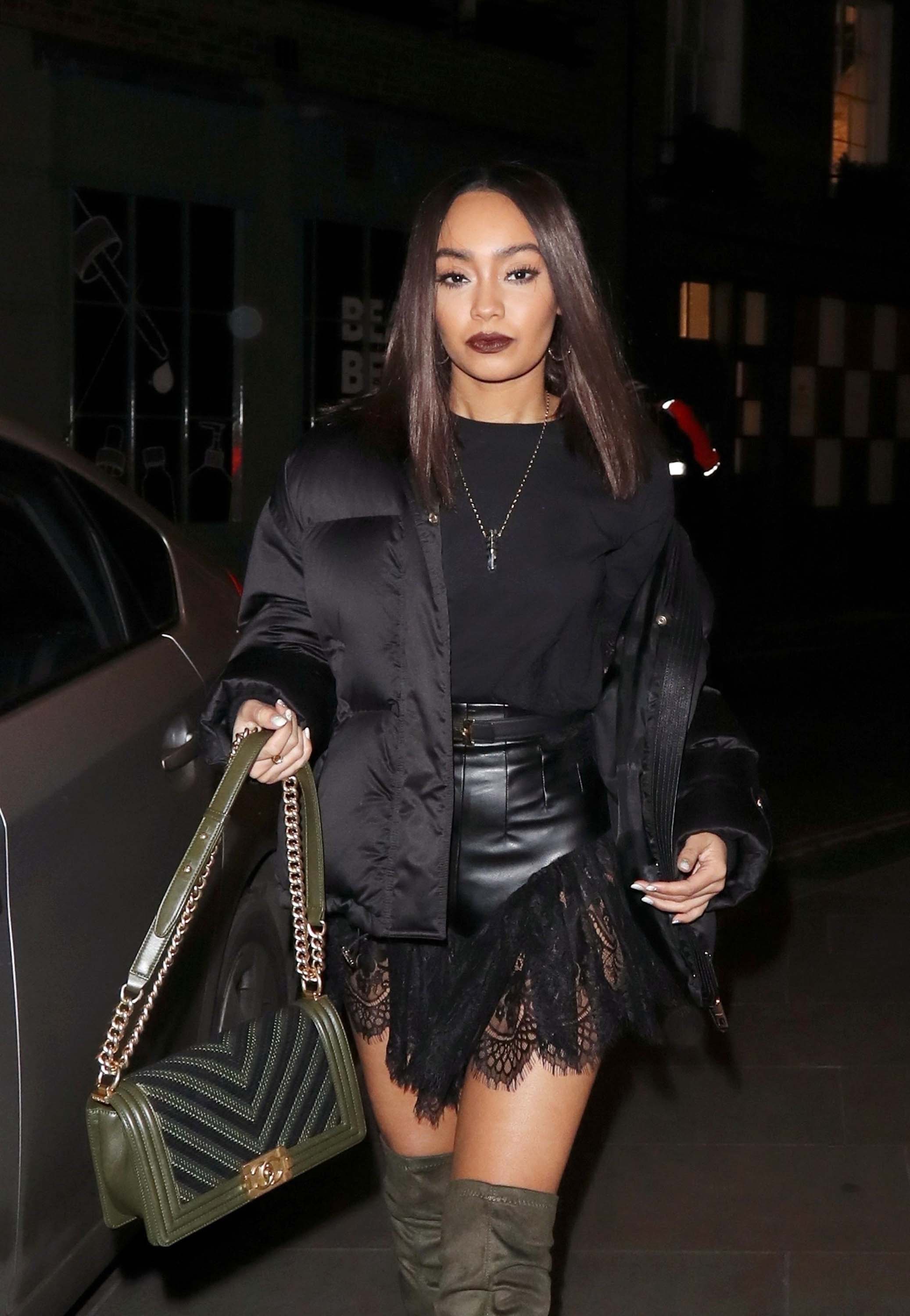 Leigh-Anne Pinnock out at Cantina Laredo restaurant