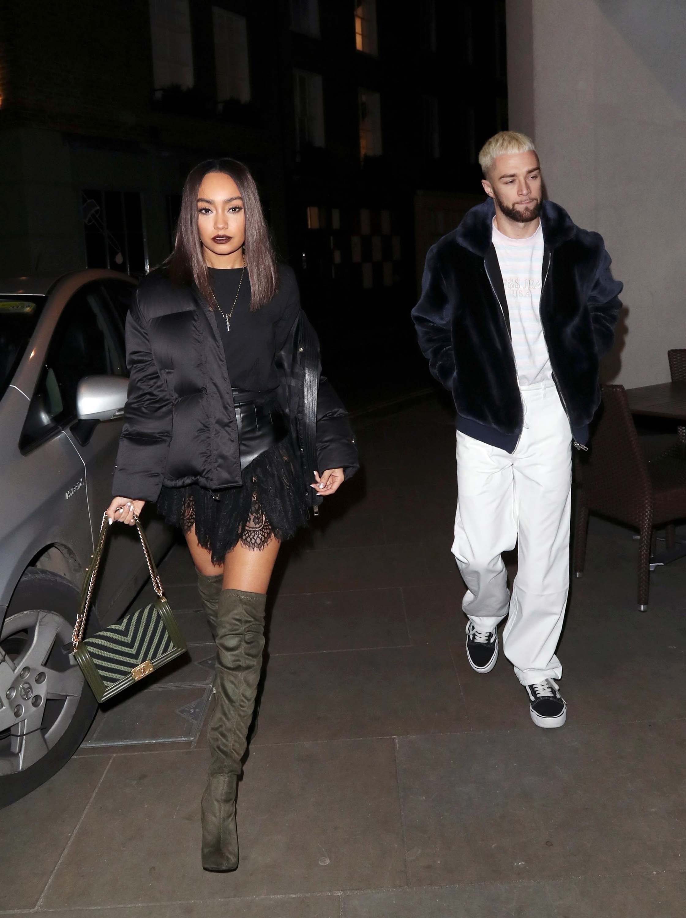 Leigh-Anne Pinnock out at Cantina Laredo restaurant