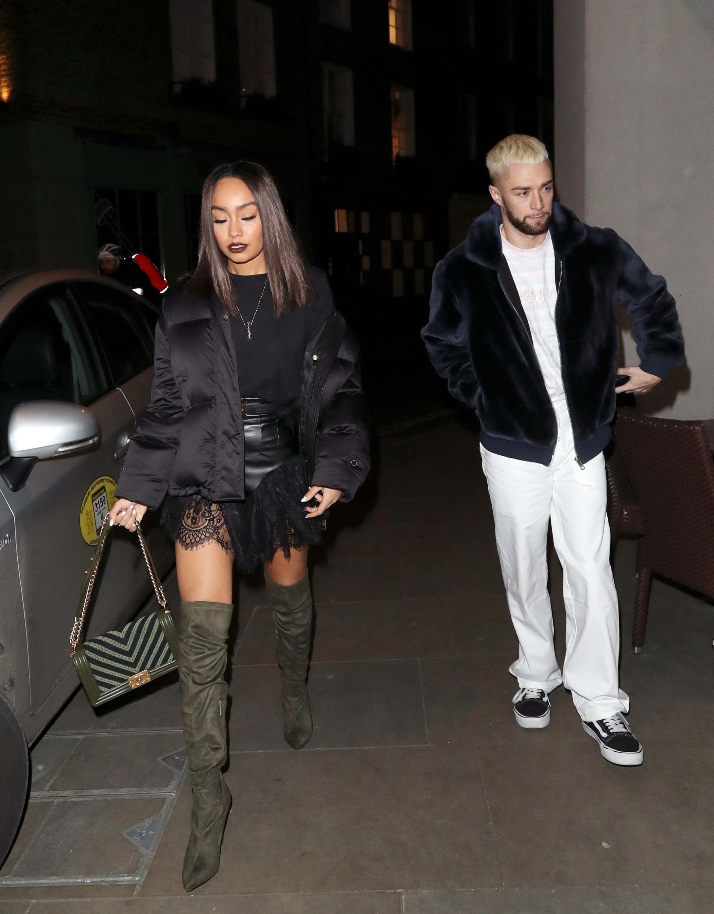 Leigh-Anne Pinnock out at Cantina Laredo restaurant