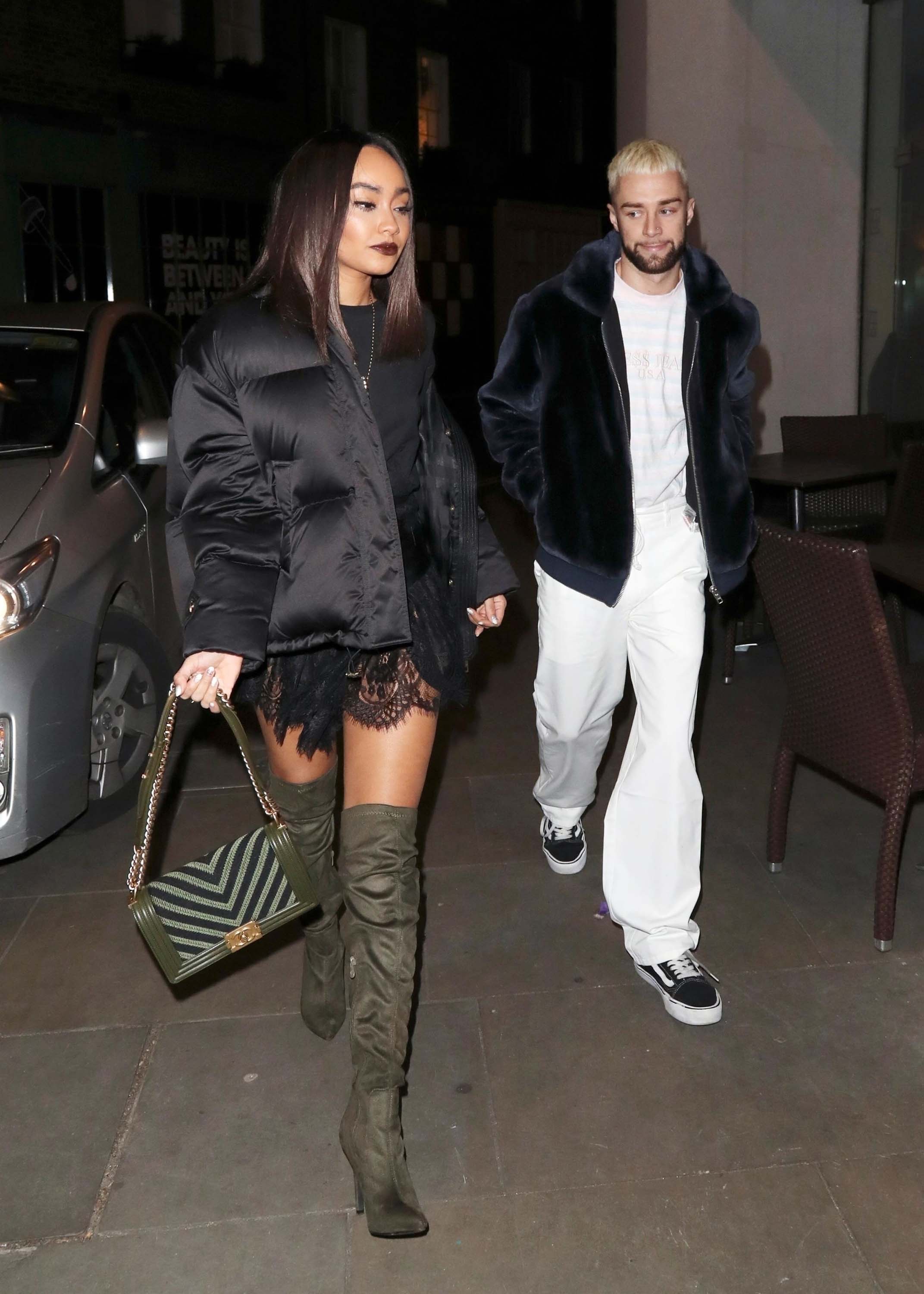 Leigh-Anne Pinnock out at Cantina Laredo restaurant