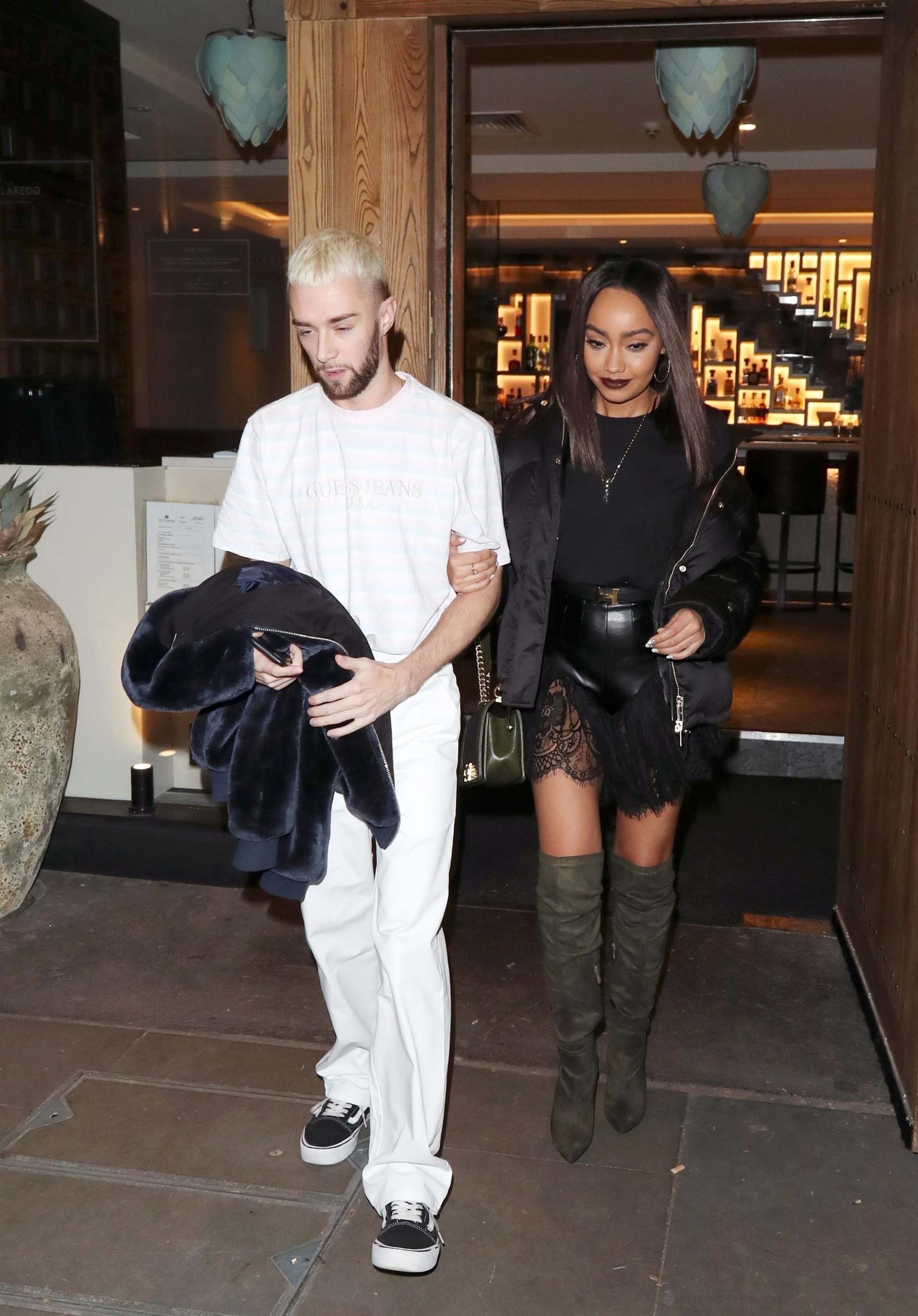 Leigh-Anne Pinnock out at Cantina Laredo restaurant