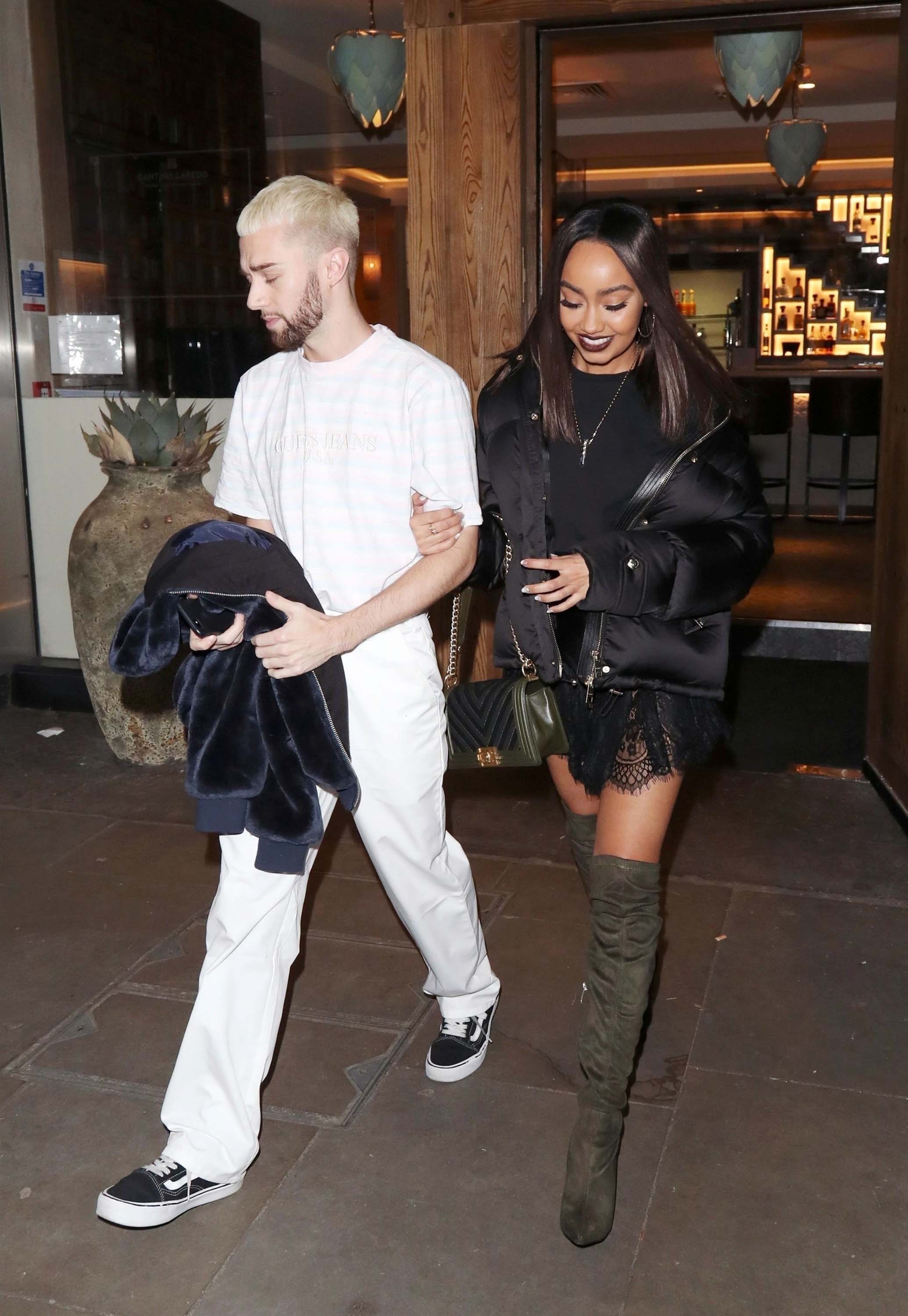 Leigh-Anne Pinnock out at Cantina Laredo restaurant