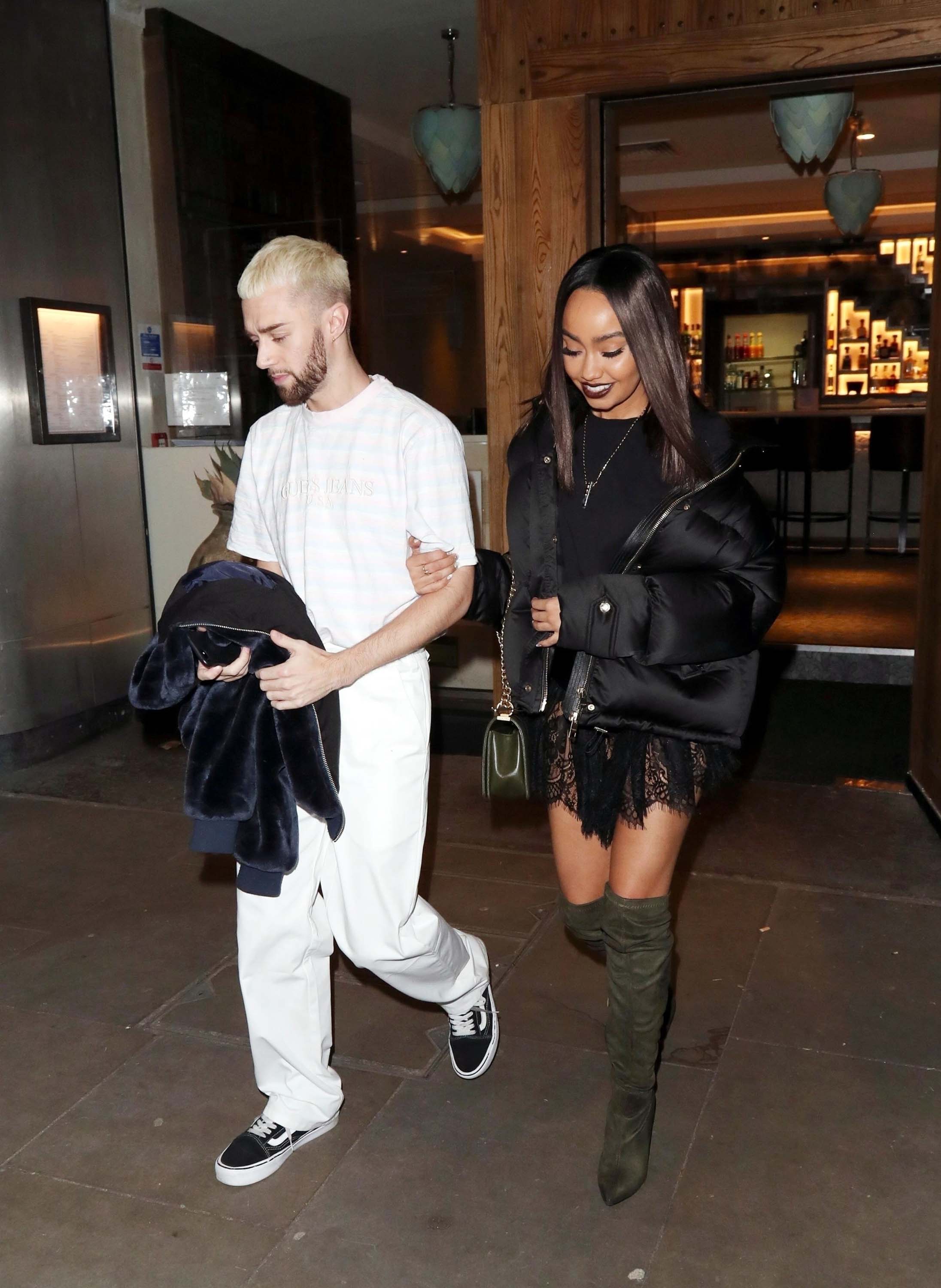 Leigh-Anne Pinnock out at Cantina Laredo restaurant