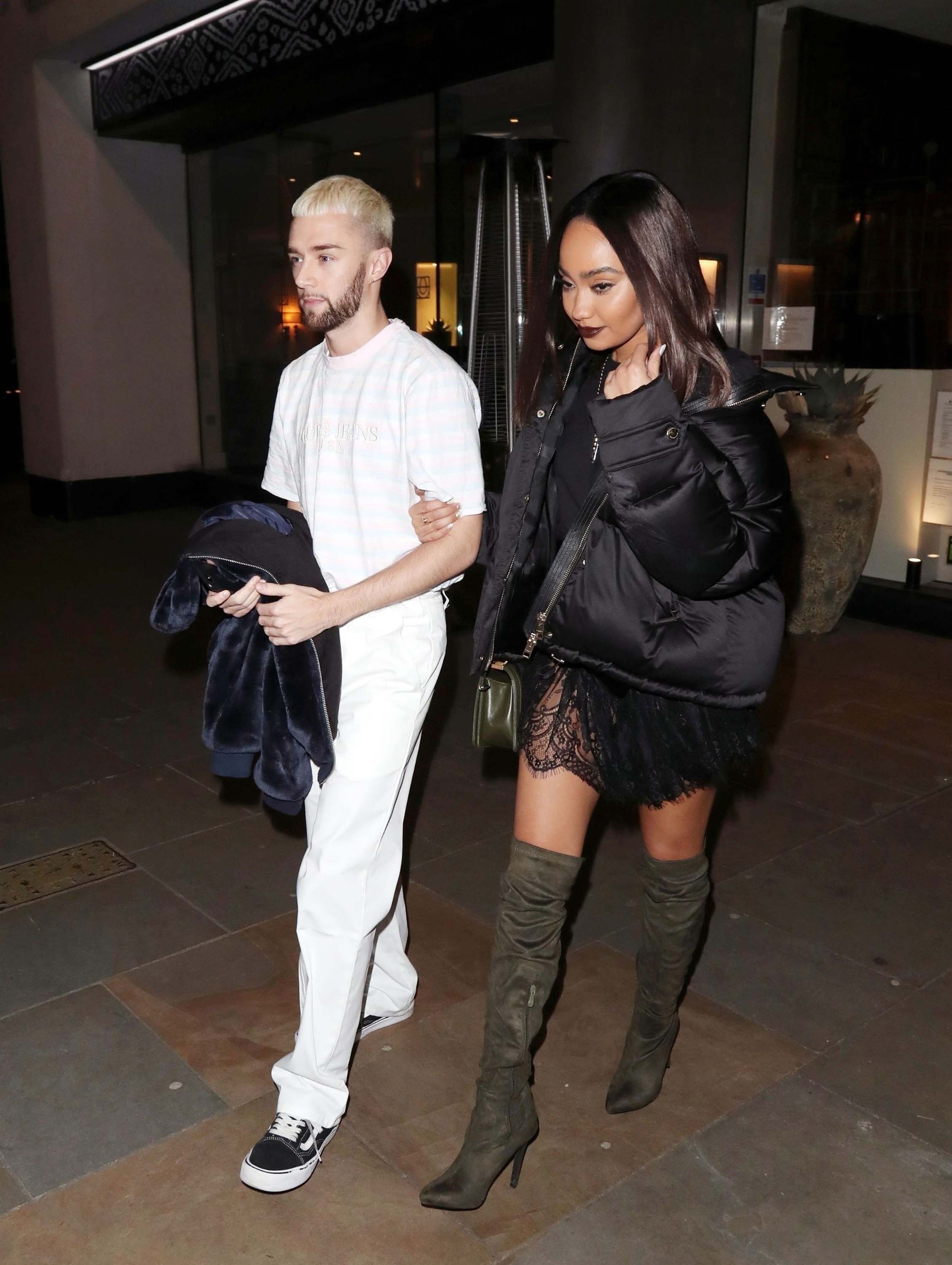 Leigh-Anne Pinnock out at Cantina Laredo restaurant