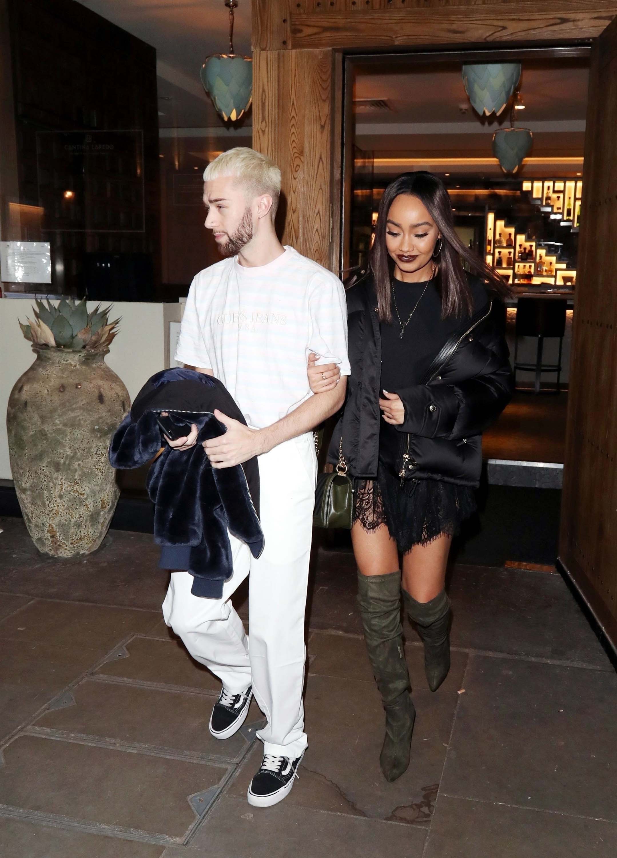 Leigh-Anne Pinnock out at Cantina Laredo restaurant