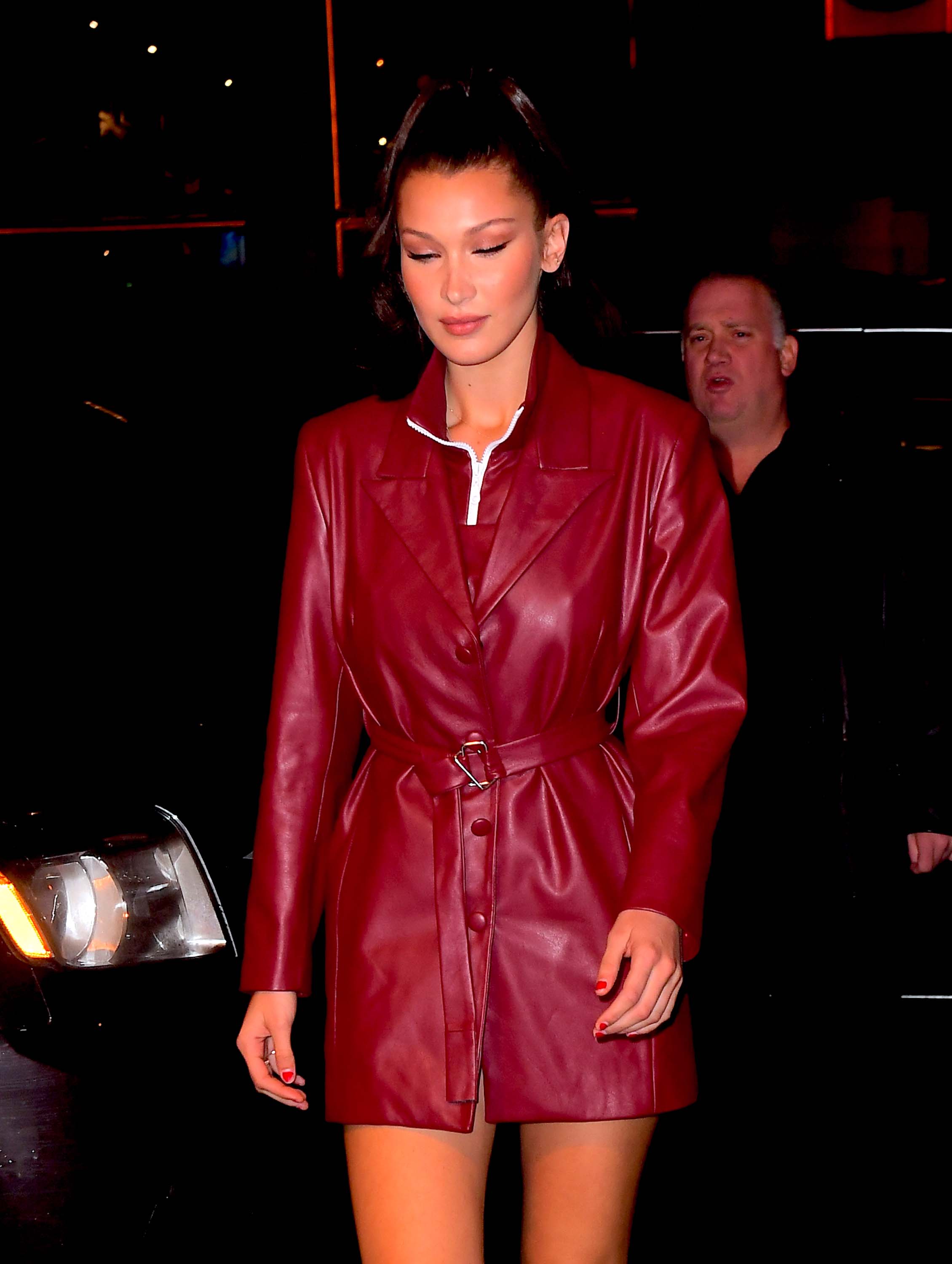 Bella Hadid is seen on the streets of Manhattan