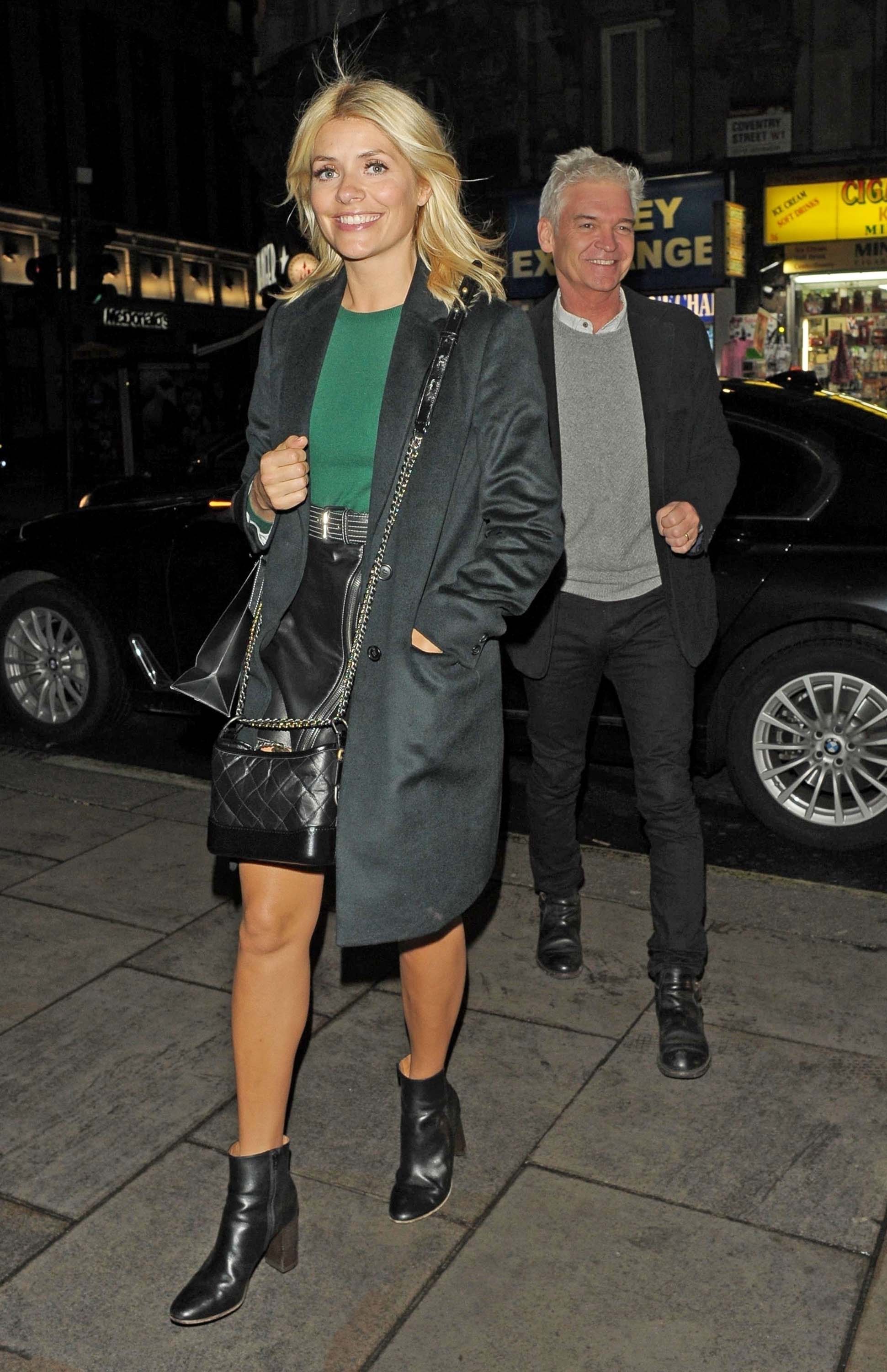 Holly Willoughby at Cafe de Paris