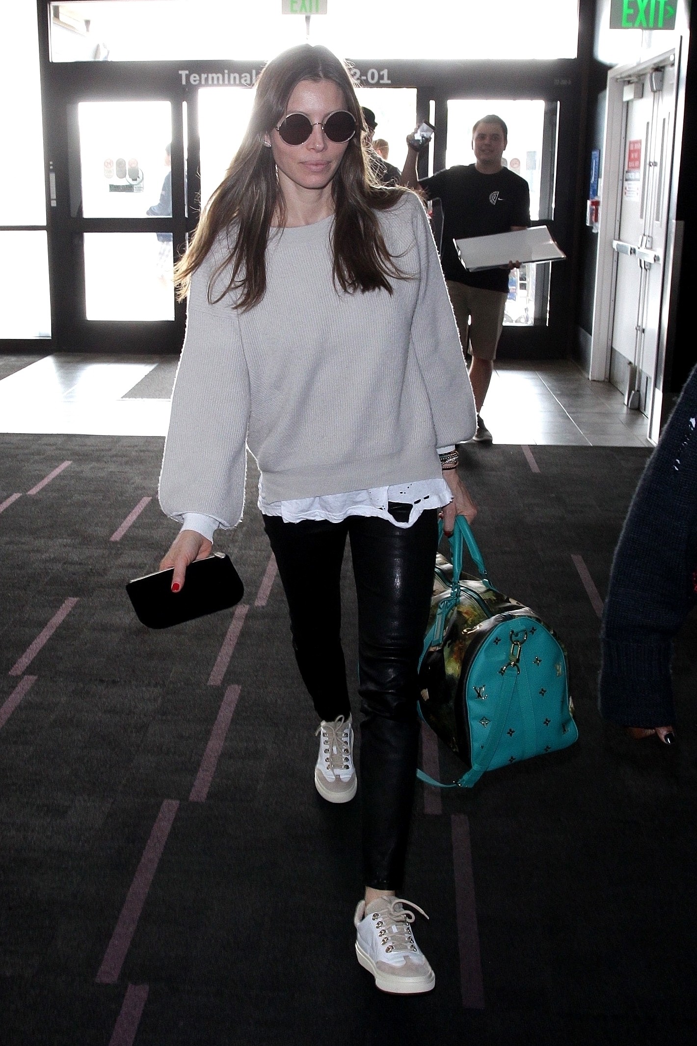 Jessica Biel at LAX