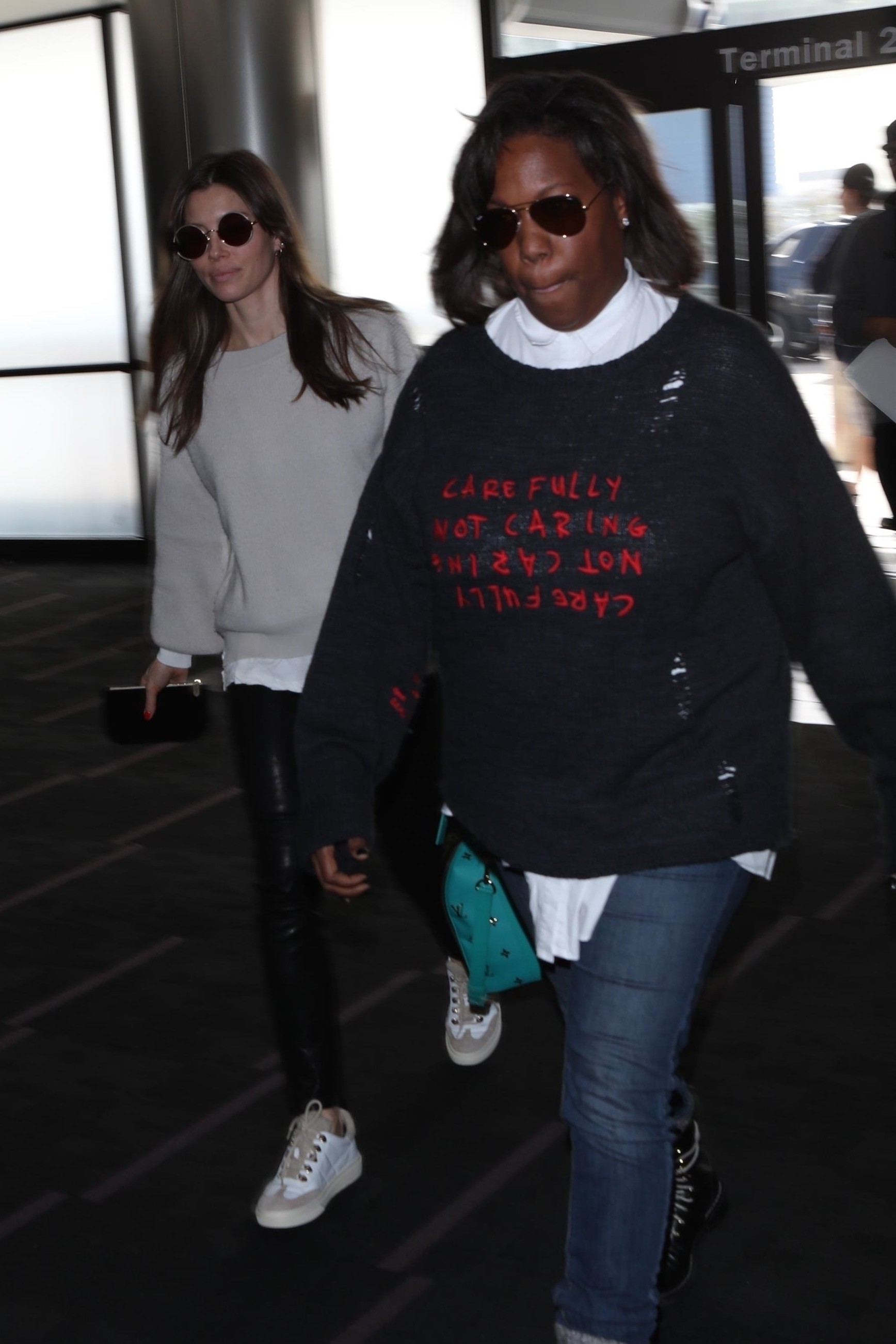 Jessica Biel at LAX