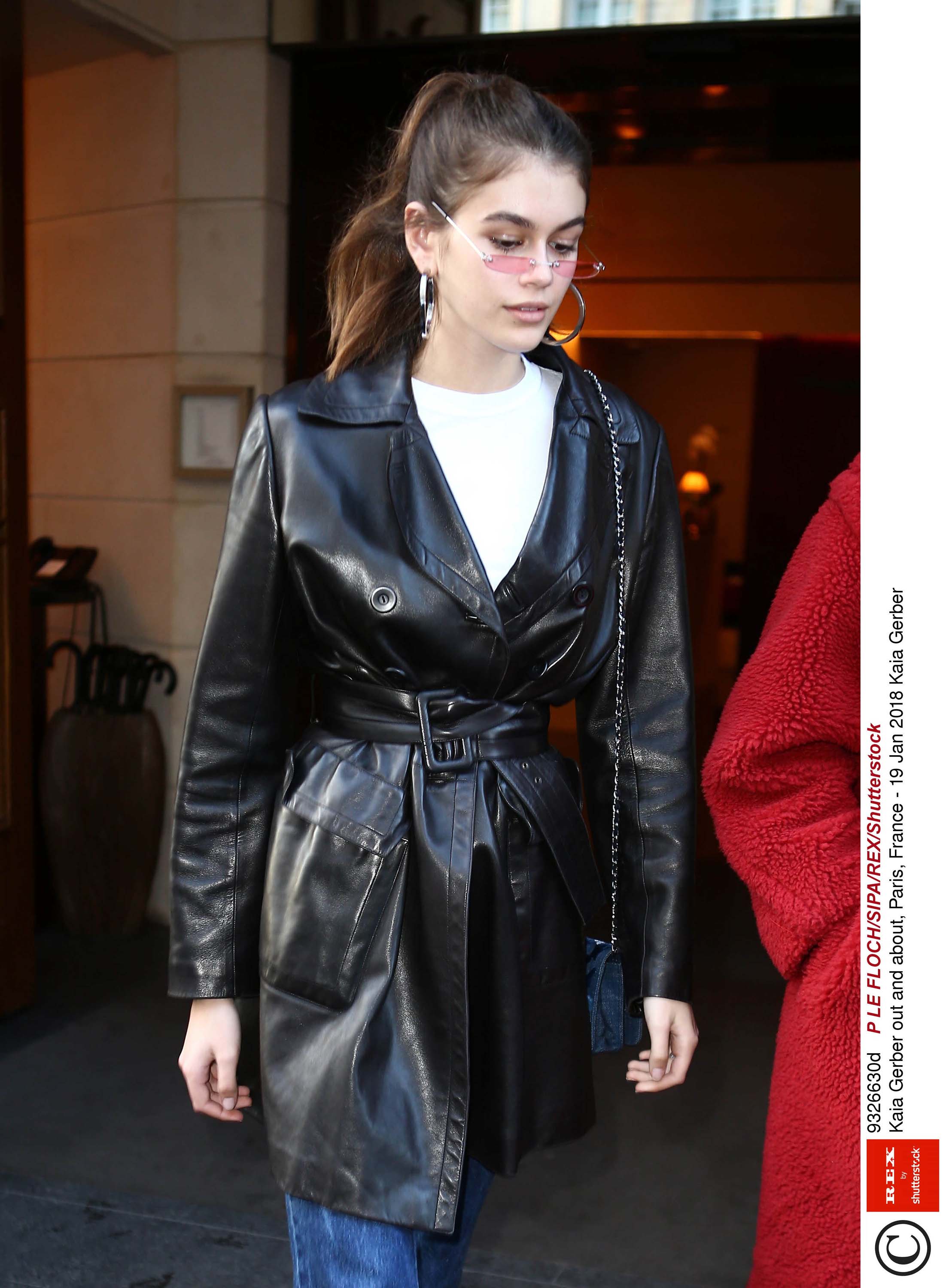Kaia Gerber is seen out and about in Paris