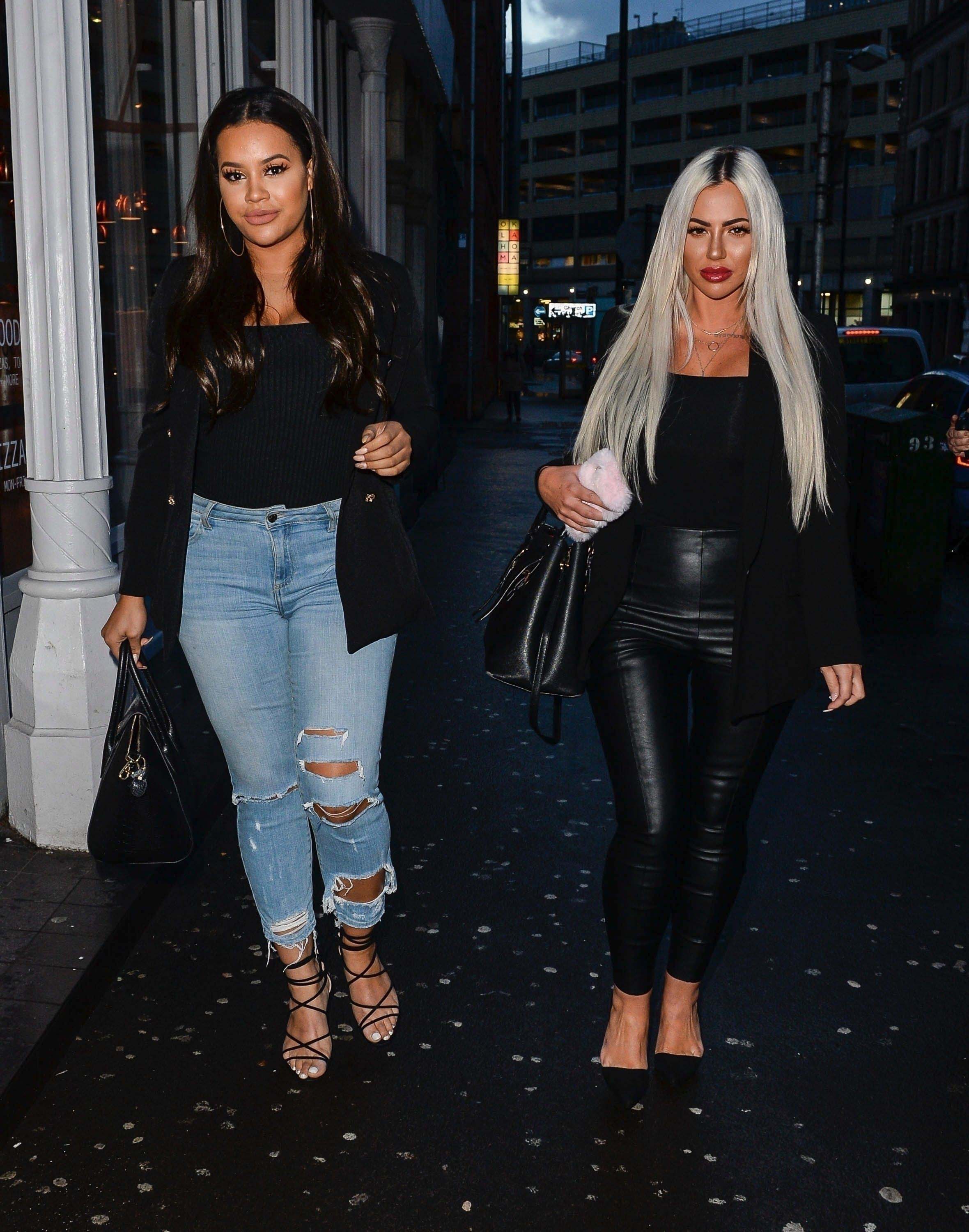 Lateysha Grace and Holly Hagan spotted having a catch up
