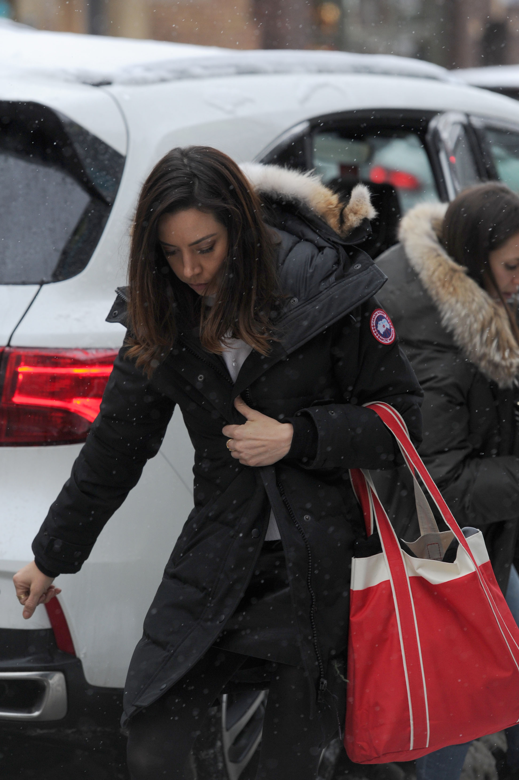 Aubrey Plaza attends Sundance Film Festival