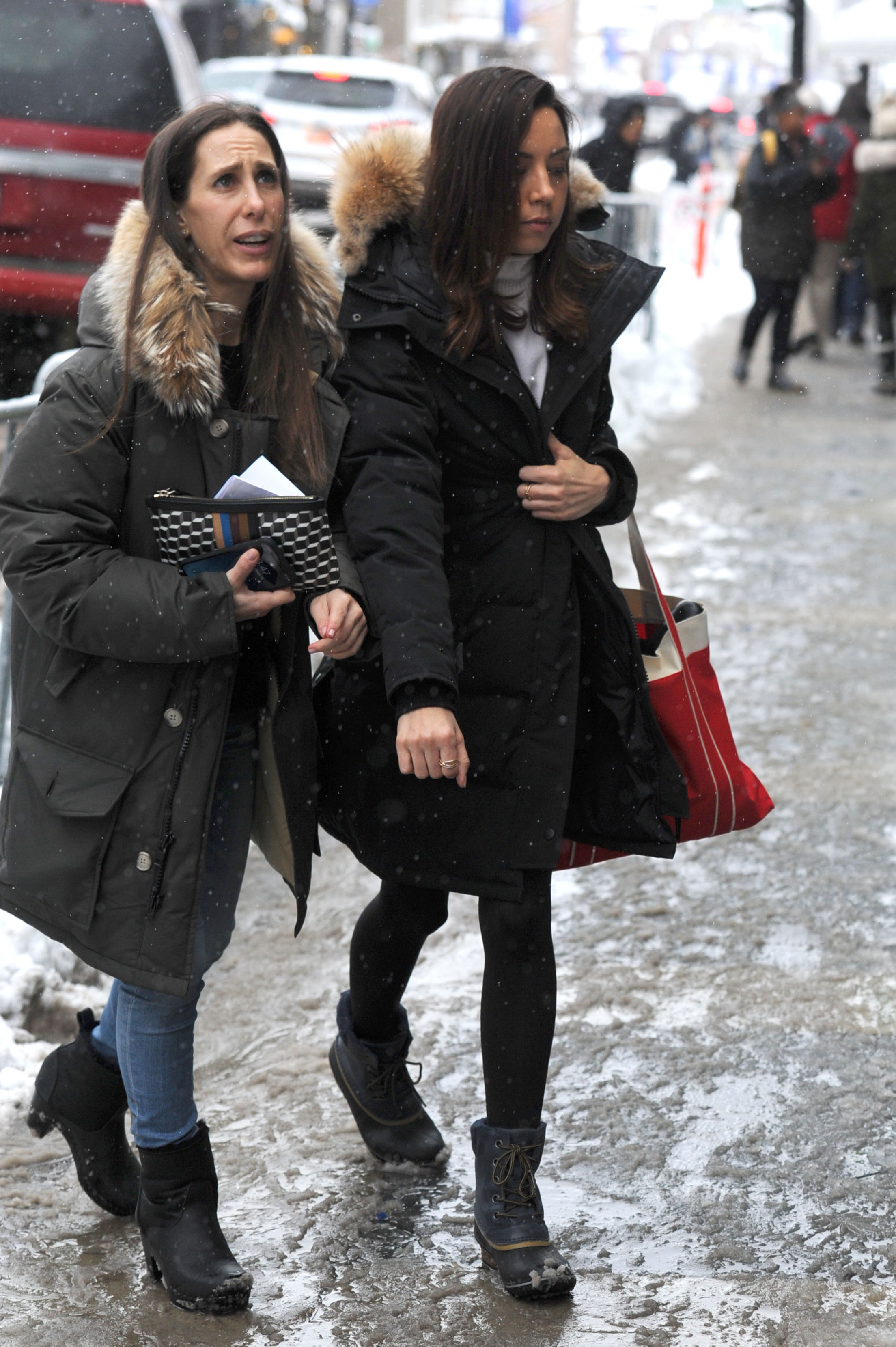 Aubrey Plaza attends Sundance Film Festival