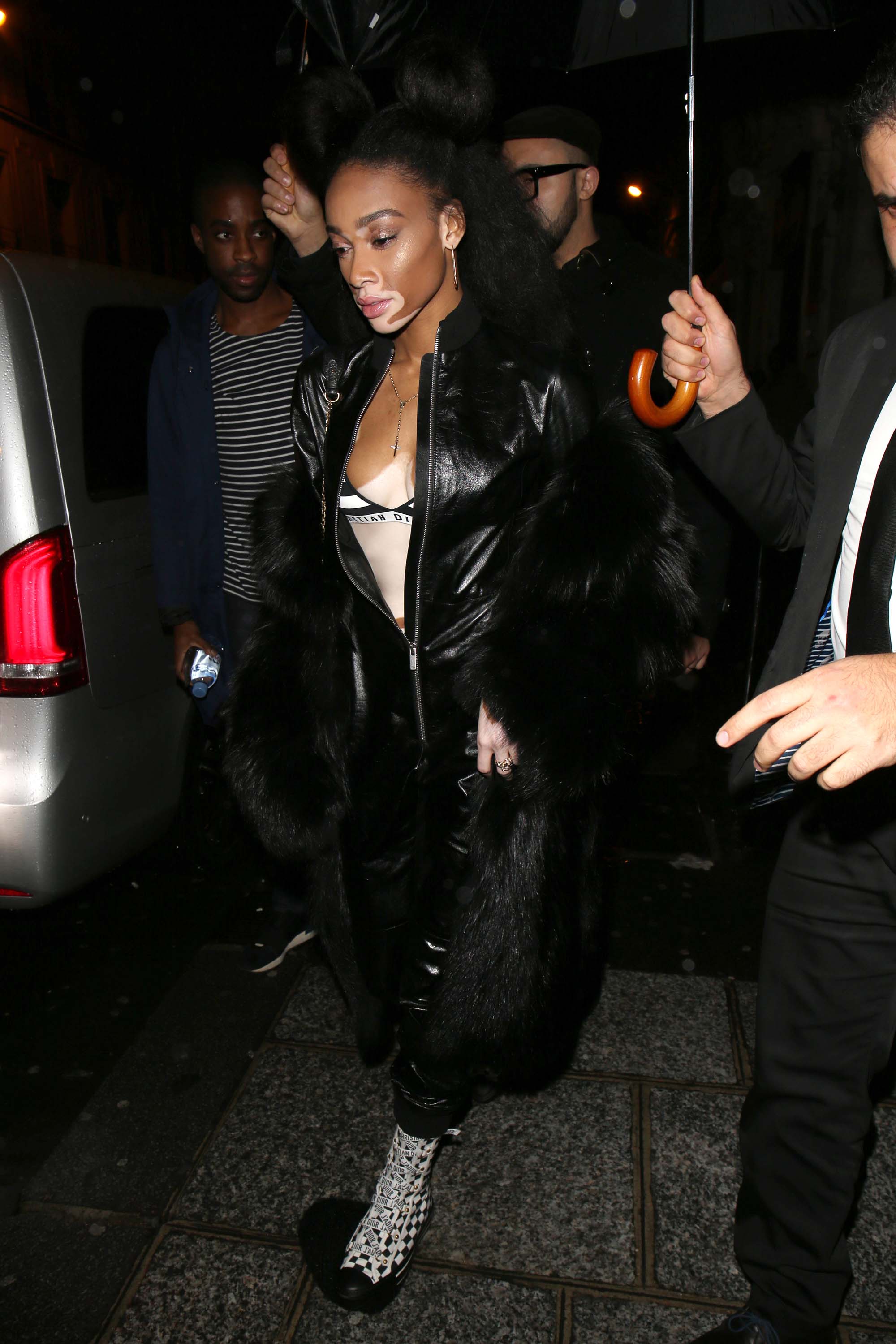 Winnie Harlow out and about in Paris