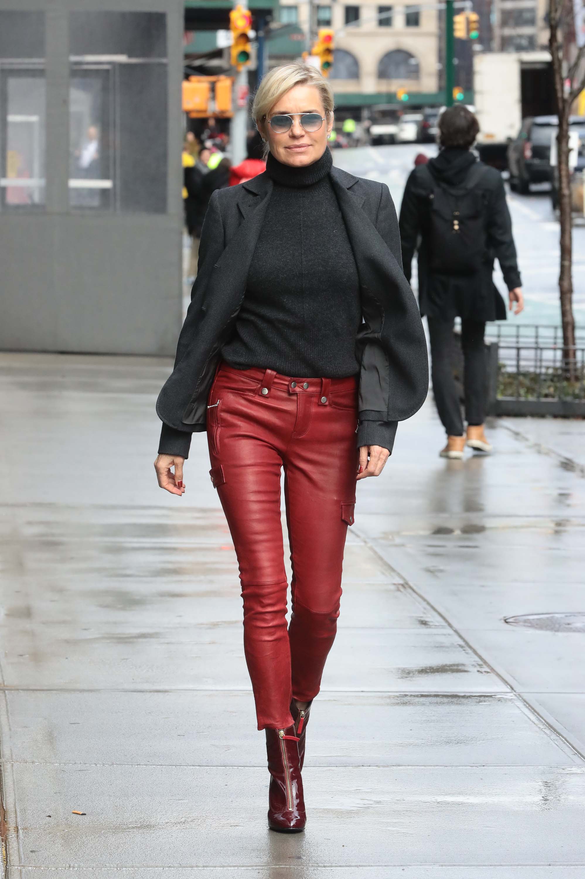 Yolanda Hadid out & about in NYC