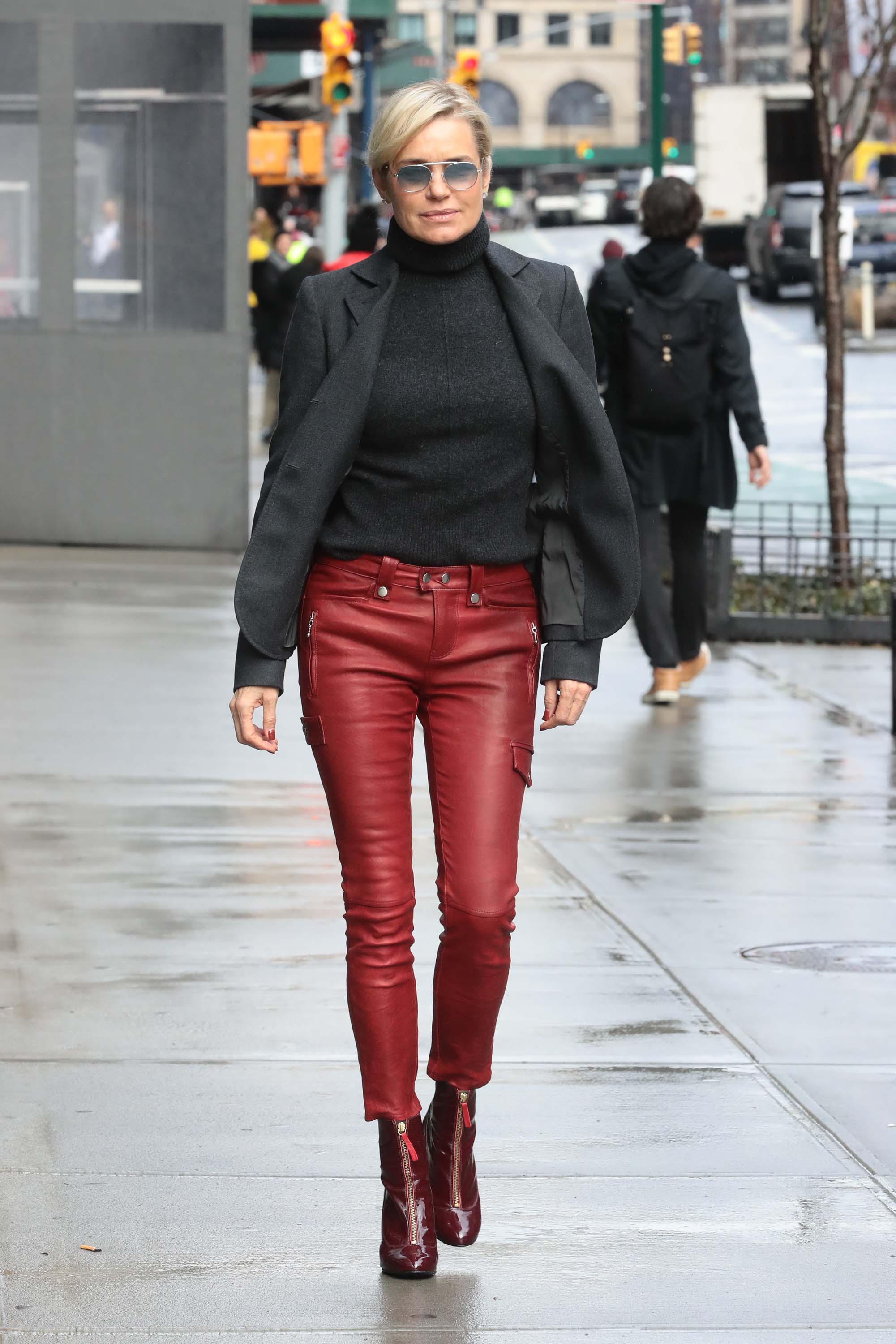 Yolanda Hadid out & about in NYC