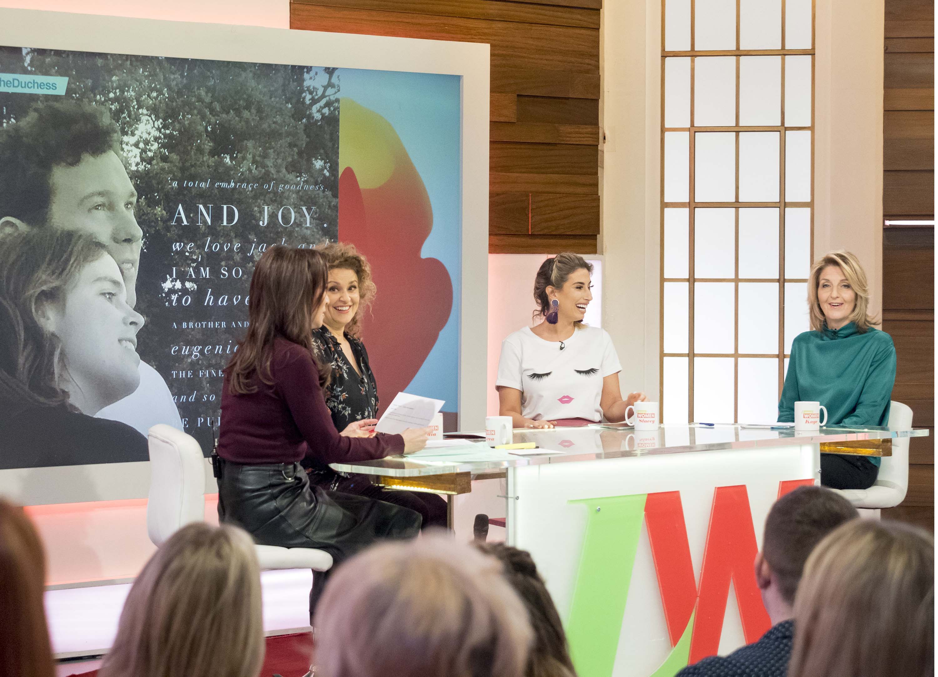 Andrea McLean attends Loose Women TV Show